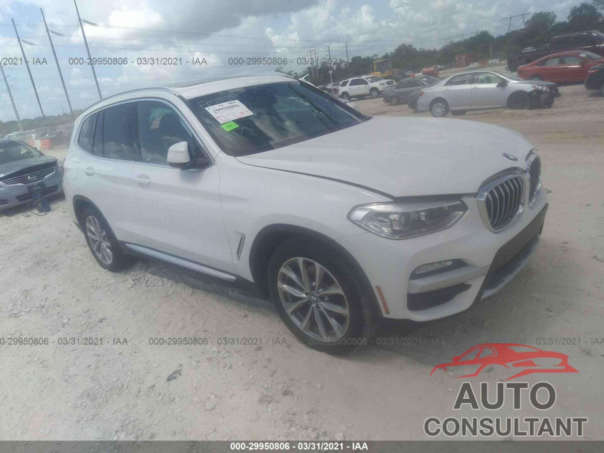 BMW X3 2019 - 5UXTR7C59KLE96695