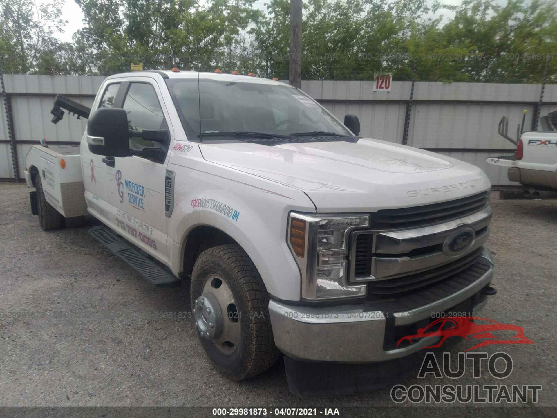 FORD SUPER DUTY F-350 DRW 2019 - 1FD8X3G69KEF90534