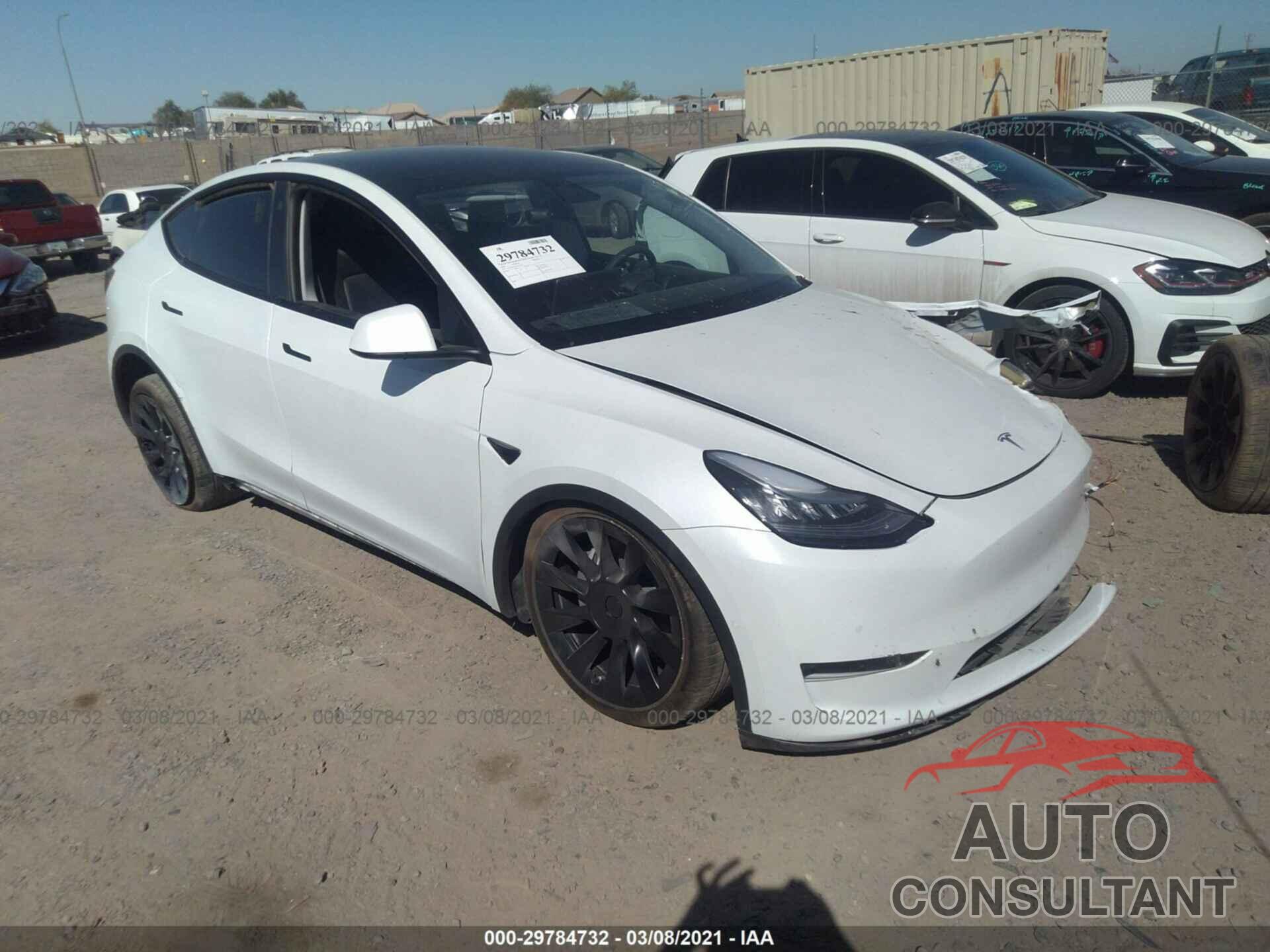 TESLA MODEL Y 2020 - 5YJYGDEE6LF045962