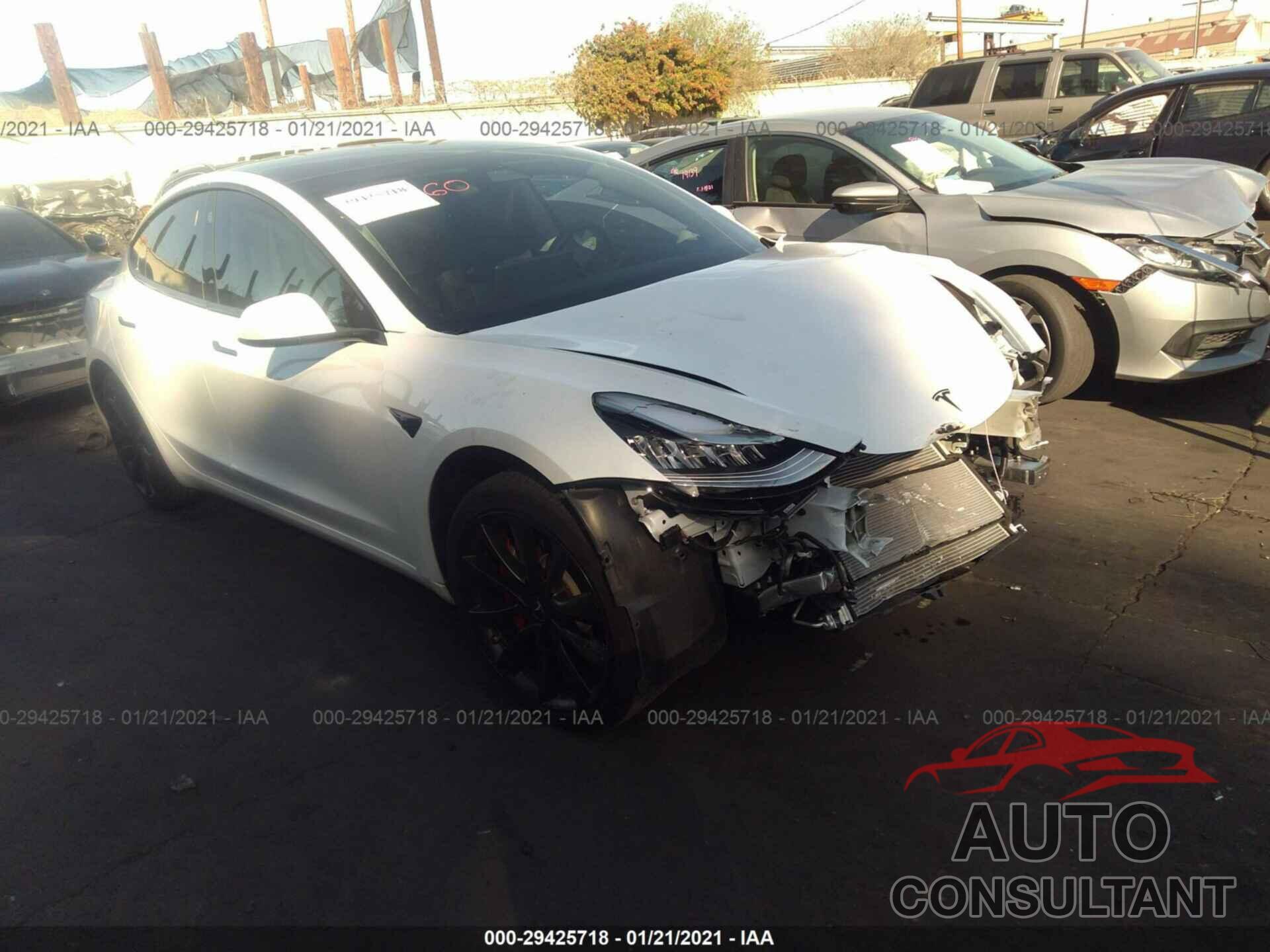 TESLA MODEL 3 2019 - 5YJ3E1EA4KF476665