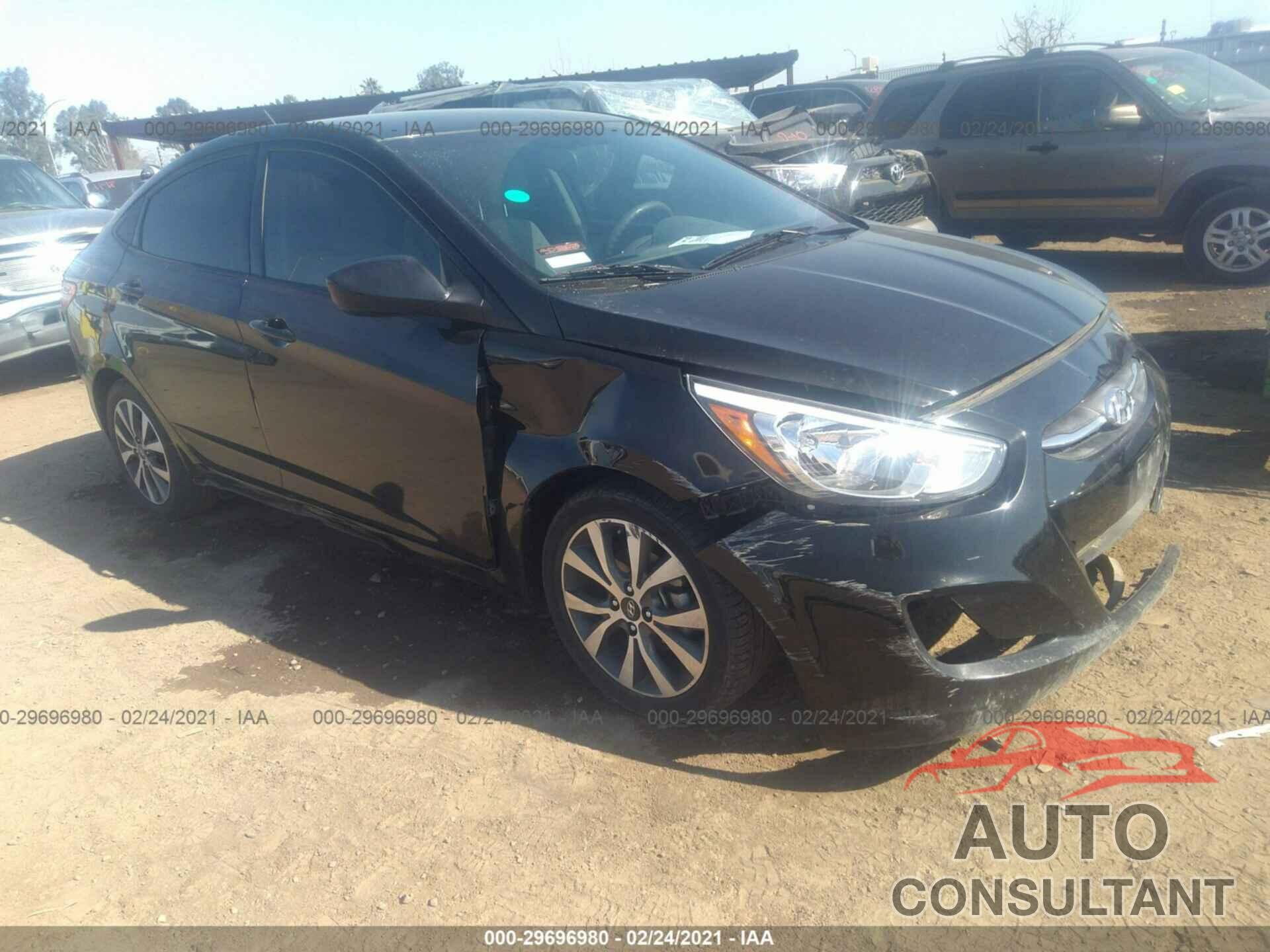HYUNDAI ACCENT 2017 - KMHCT4AEXHU377327