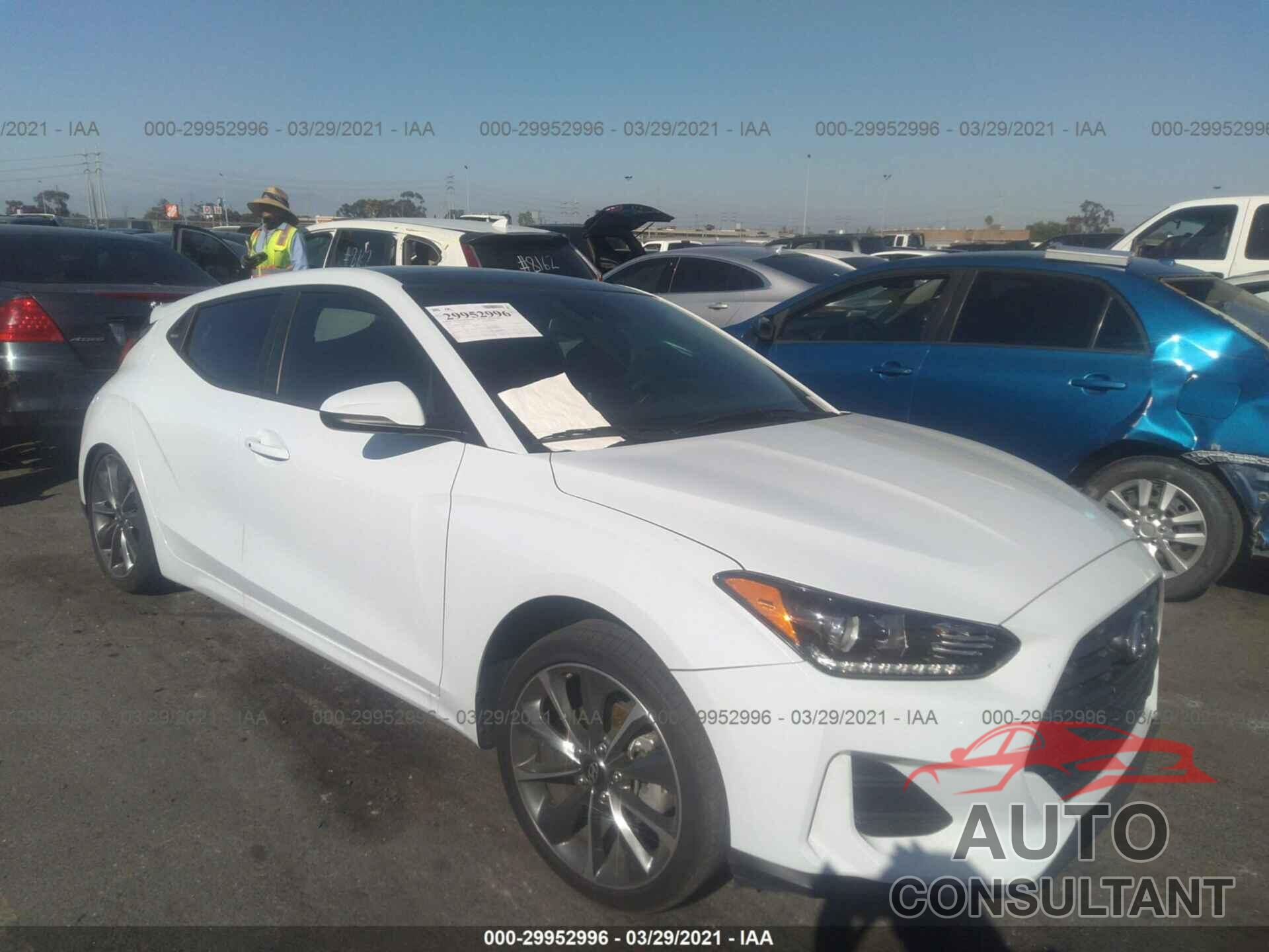 HYUNDAI VELOSTER 2019 - KMHTG6AF5KU010772