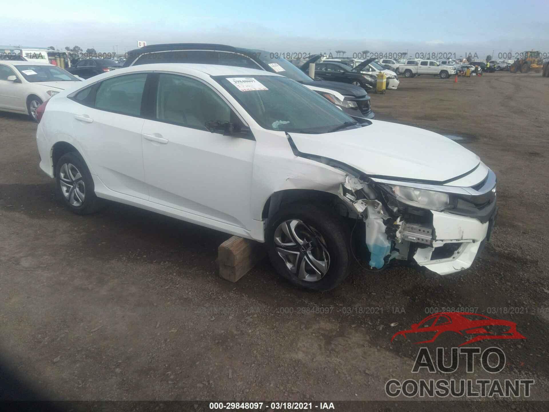 HONDA CIVIC SEDAN 2016 - 2HGFC2F54GH569635