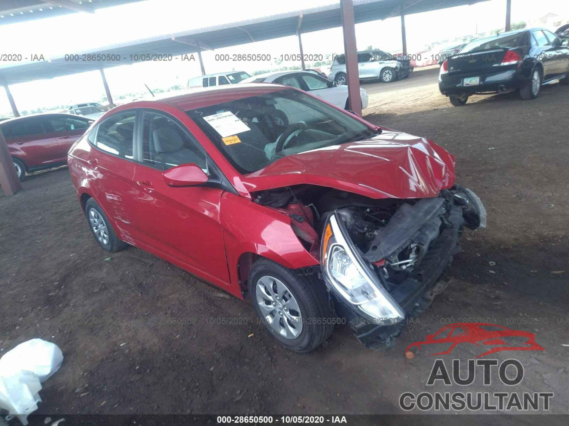 HYUNDAI ACCENT 2017 - KMHCT4AE3HU194108