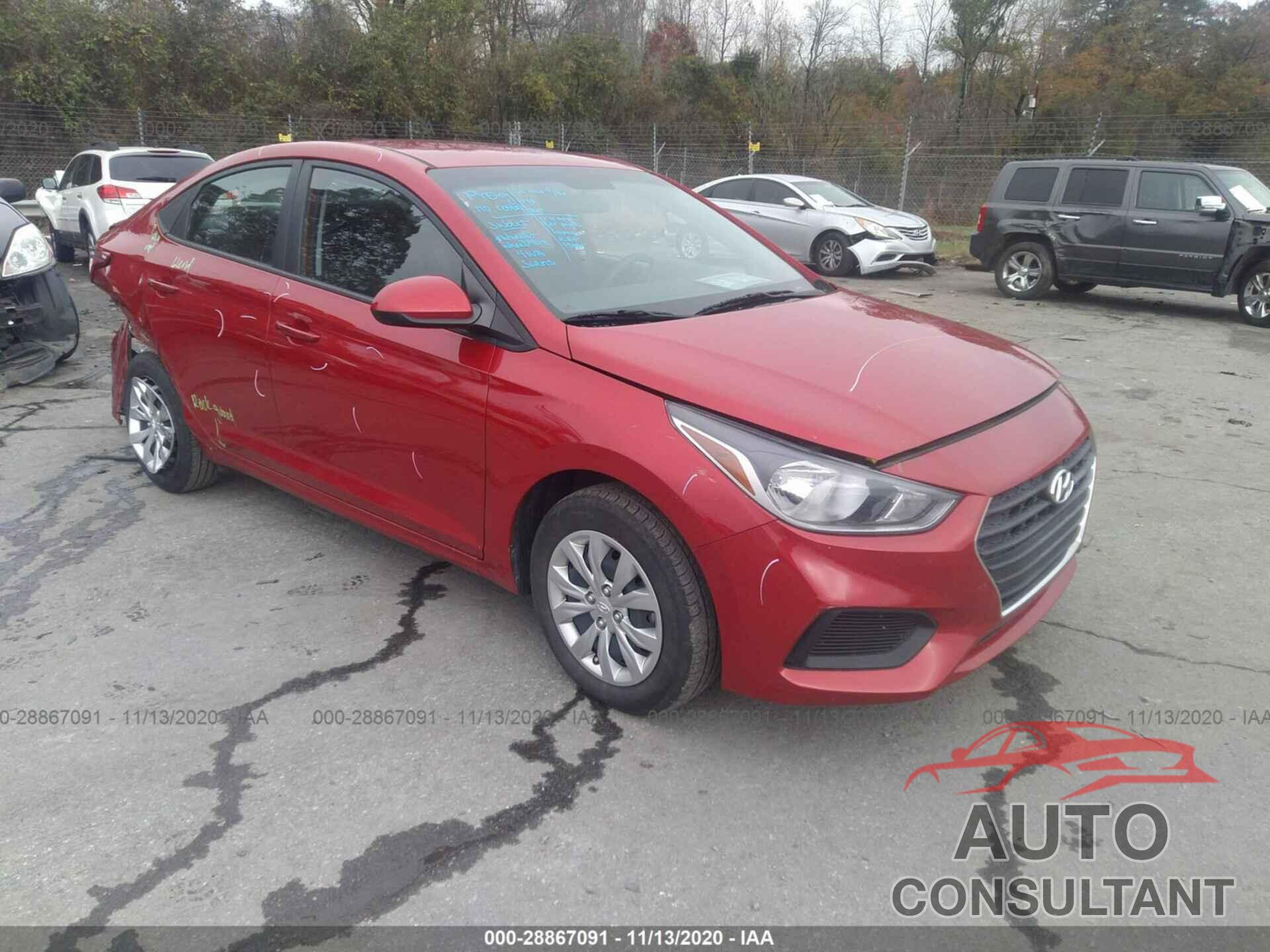 HYUNDAI ACCENT 2018 - 3KPC24A37JE009973