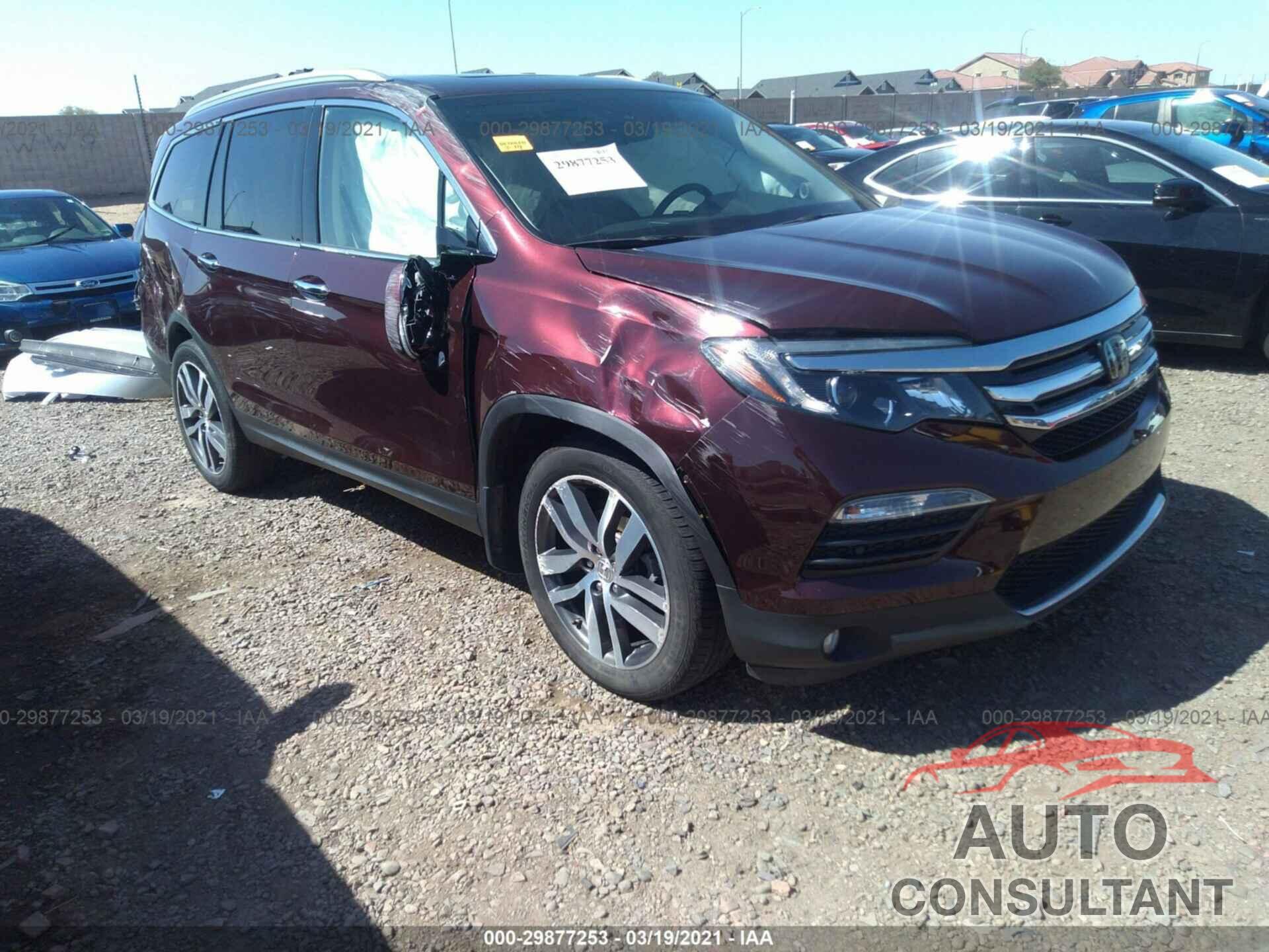 HONDA PILOT 2017 - 5FNYF6H04HB030480