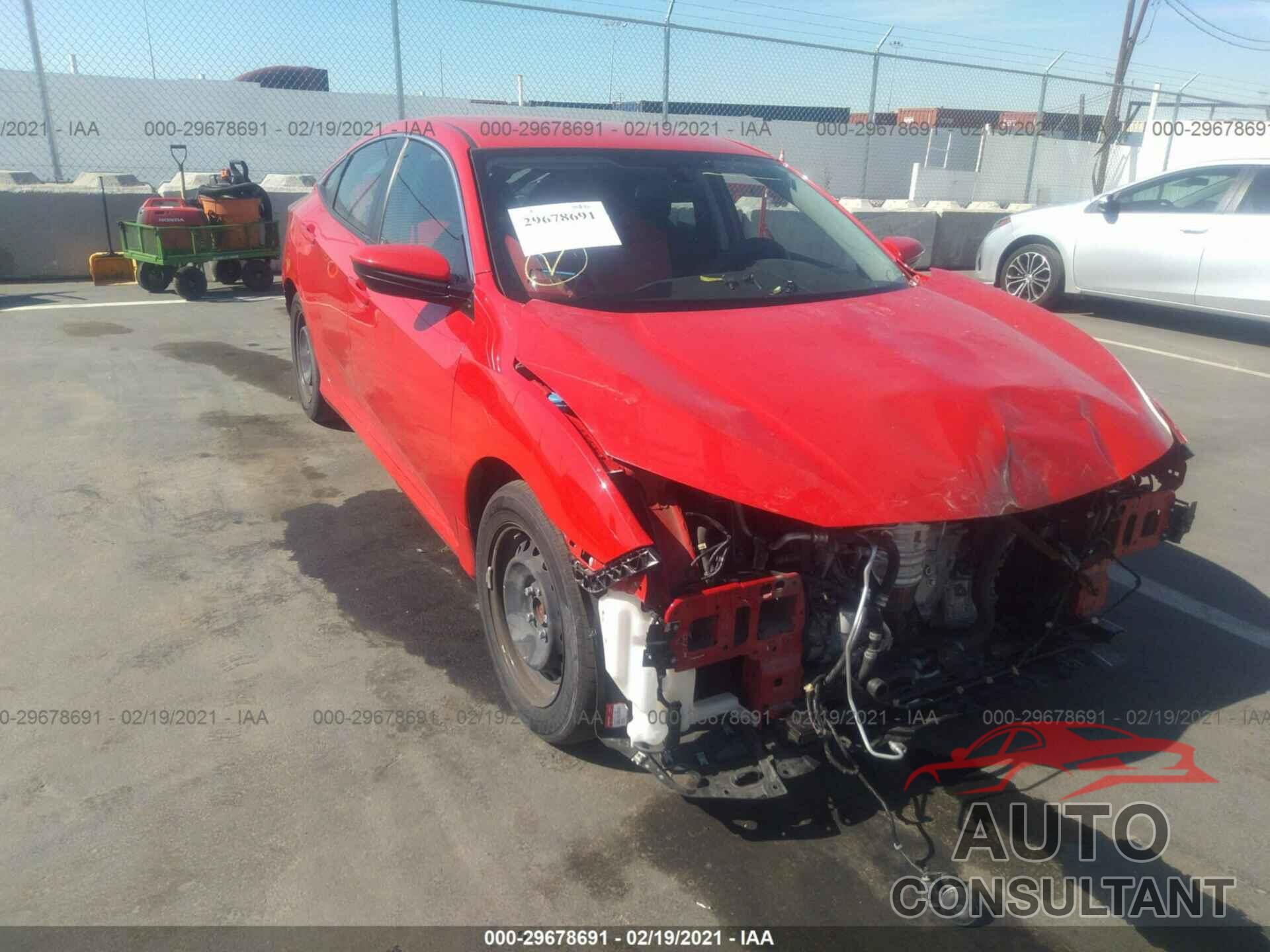 HONDA CIVIC SEDAN 2017 - 2HGFC2F57HH553544