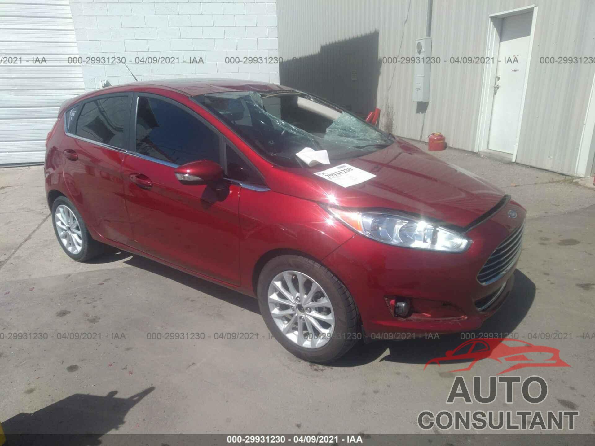 FORD FIESTA 2017 - 3FADP4FJ8HM145919