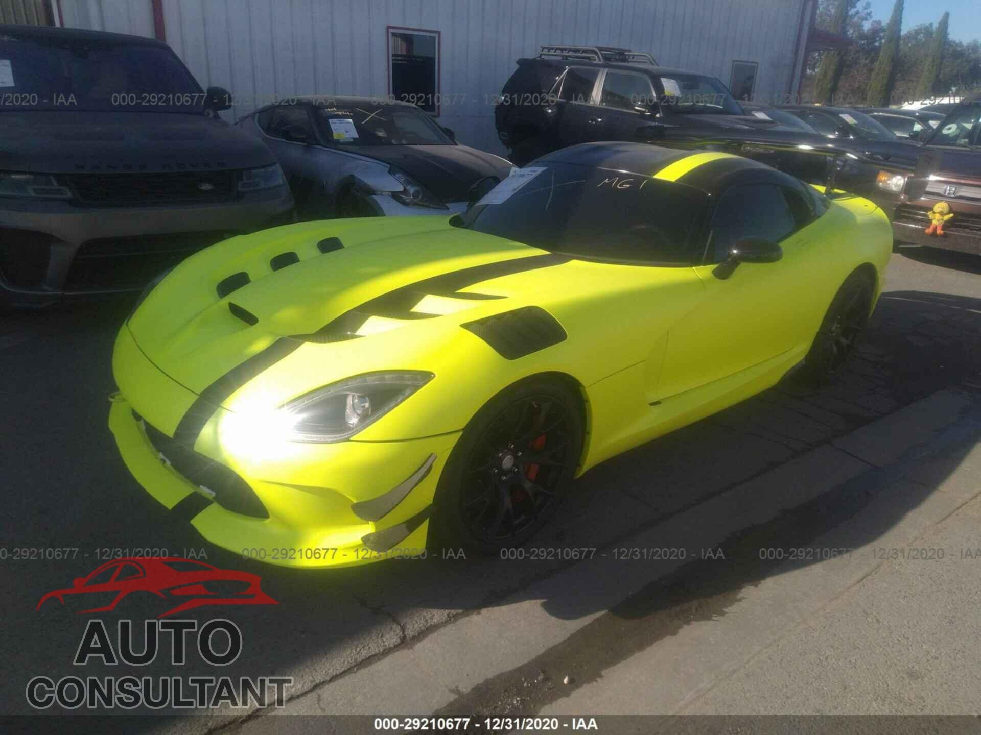 DODGE VIPER 2017 - 1C3BDECZ5HV500730