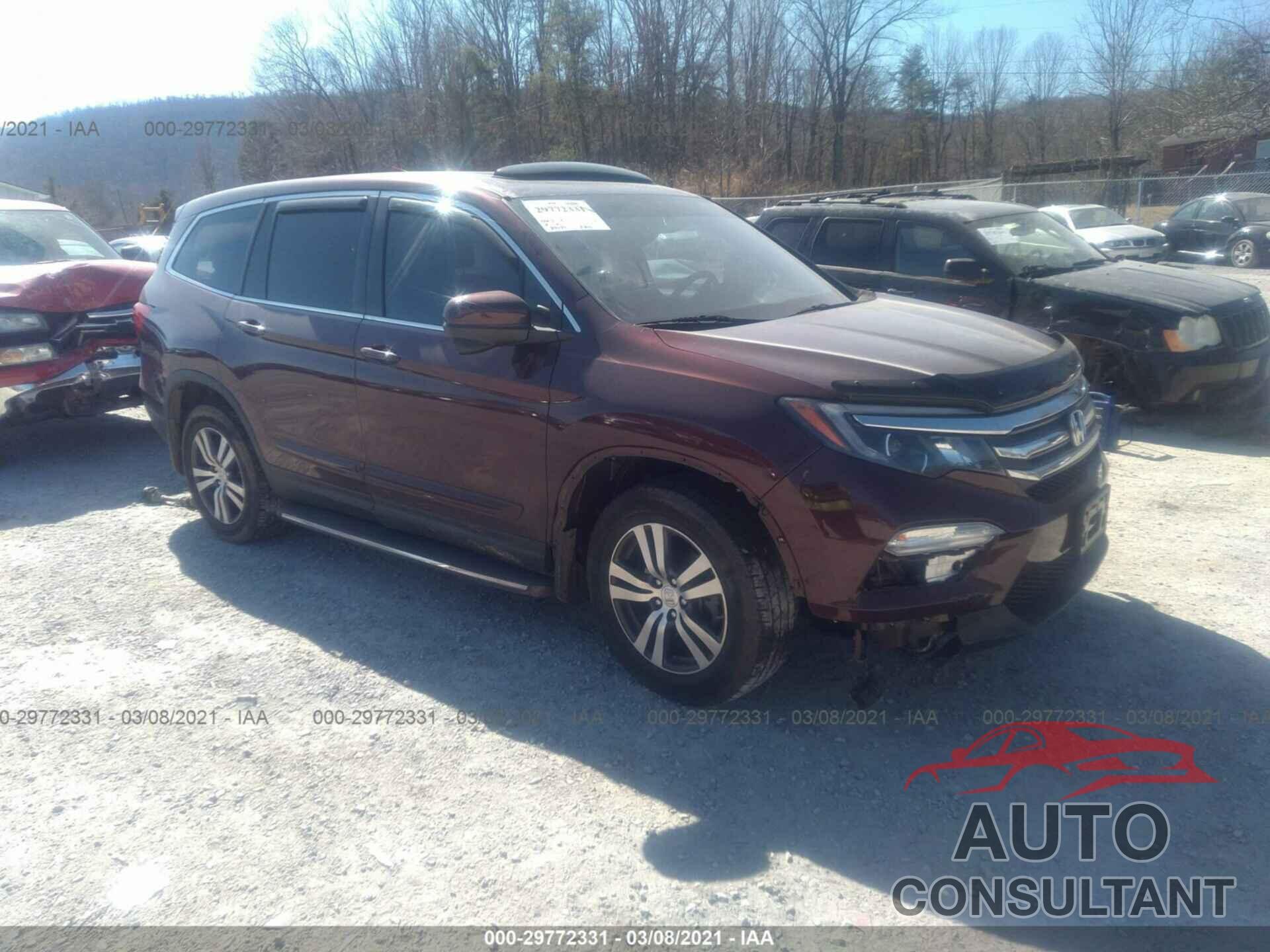 HONDA PILOT 2016 - 5FNYF6H58GB032937