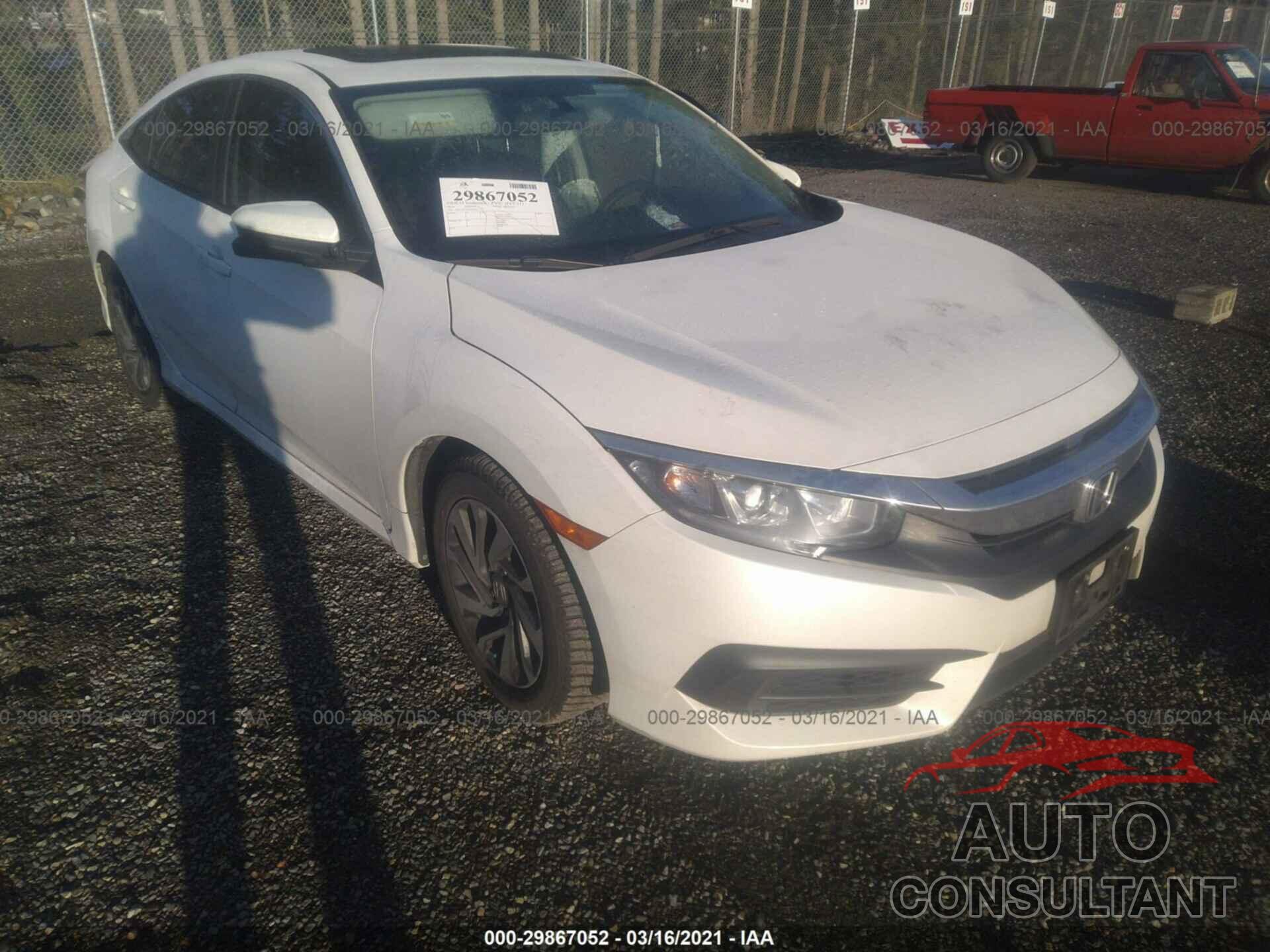 HONDA CIVIC SEDAN 2016 - 19XFC2F73GE223037