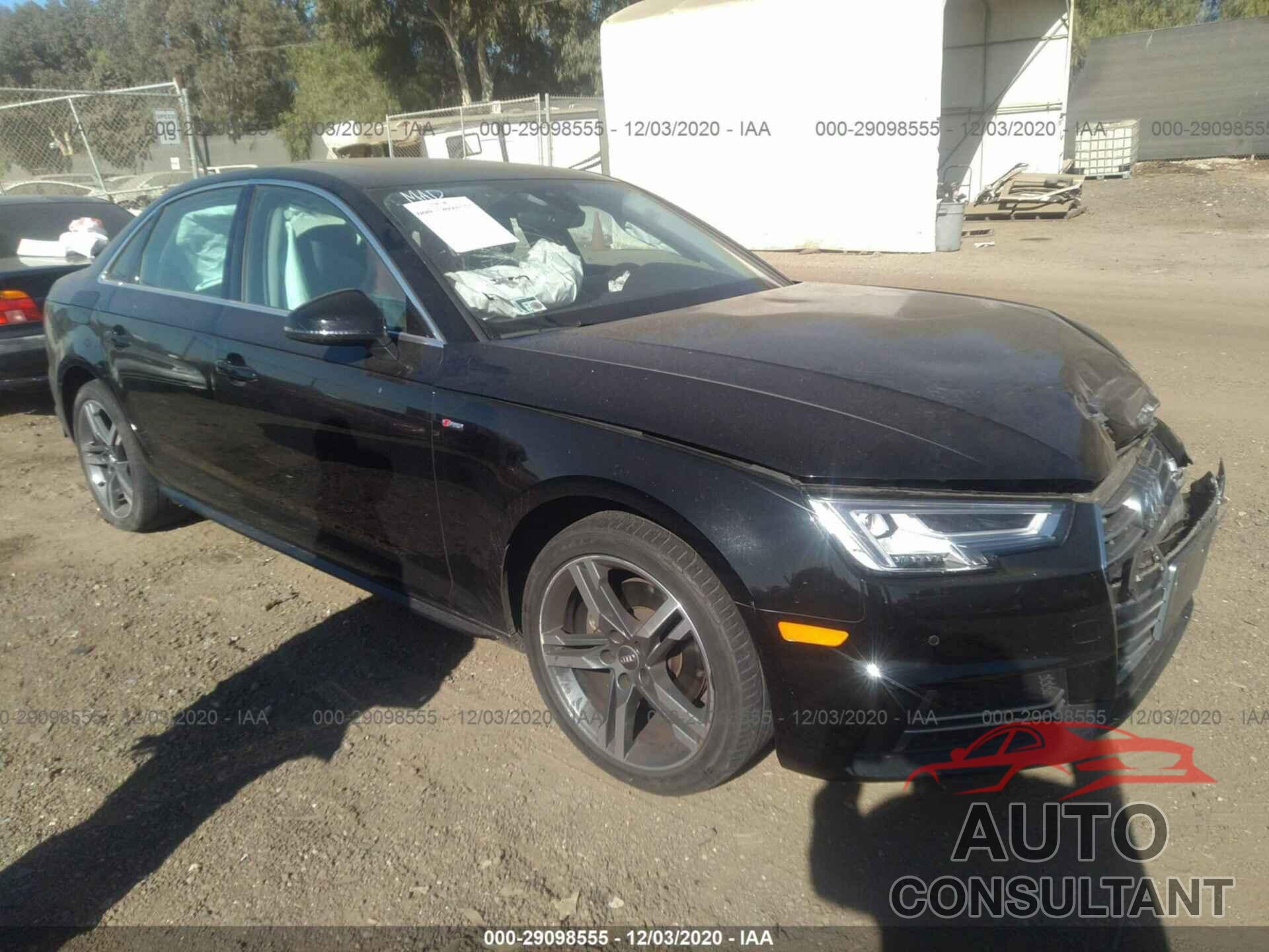 AUDI A4 2018 - WAULMAF48JA109154