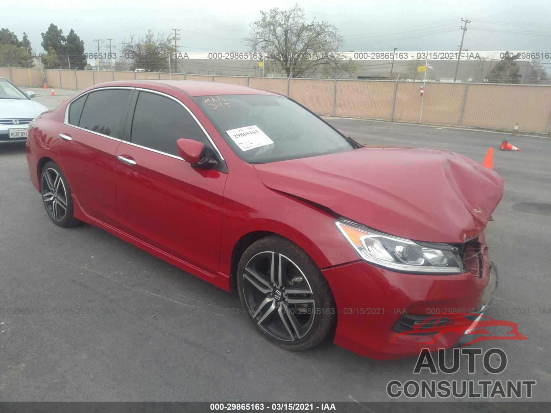 HONDA ACCORD SEDAN 2017 - 1HGCR2F50HA124858