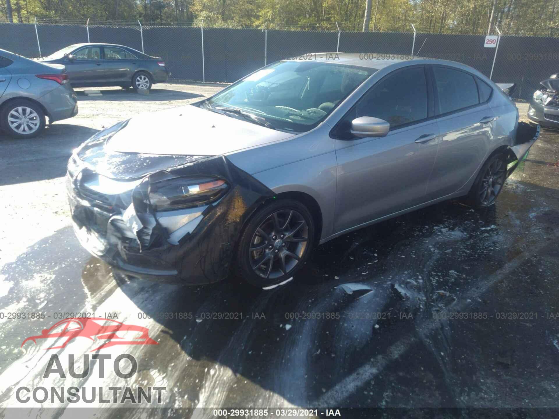 DODGE DART 2016 - 1C3CDFFA3GD816034