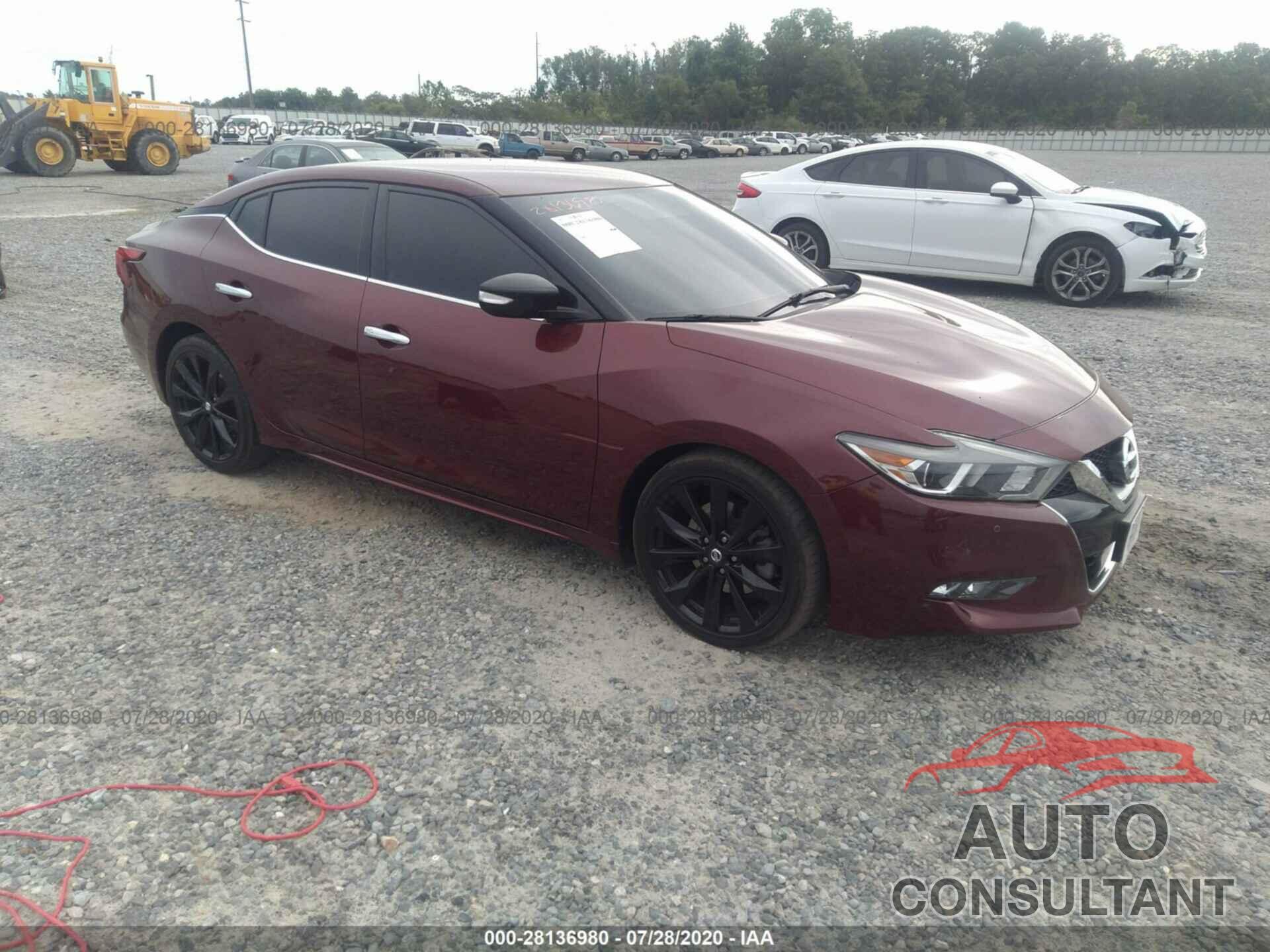 NISSAN MAXIMA 2016 - 1N4AA6AP1GC398463