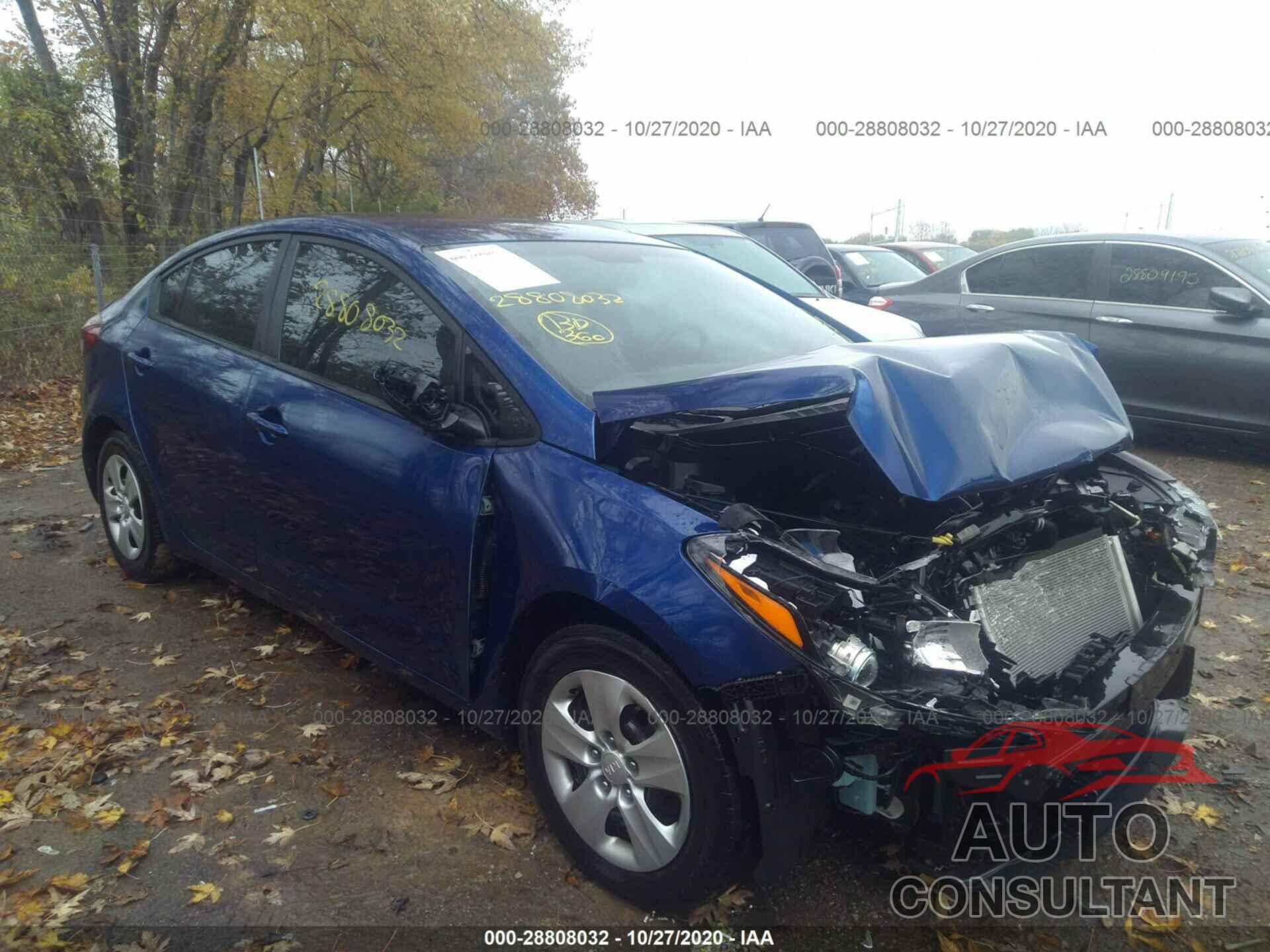 KIA FORTE 2017 - 3KPFK4A76HE044109