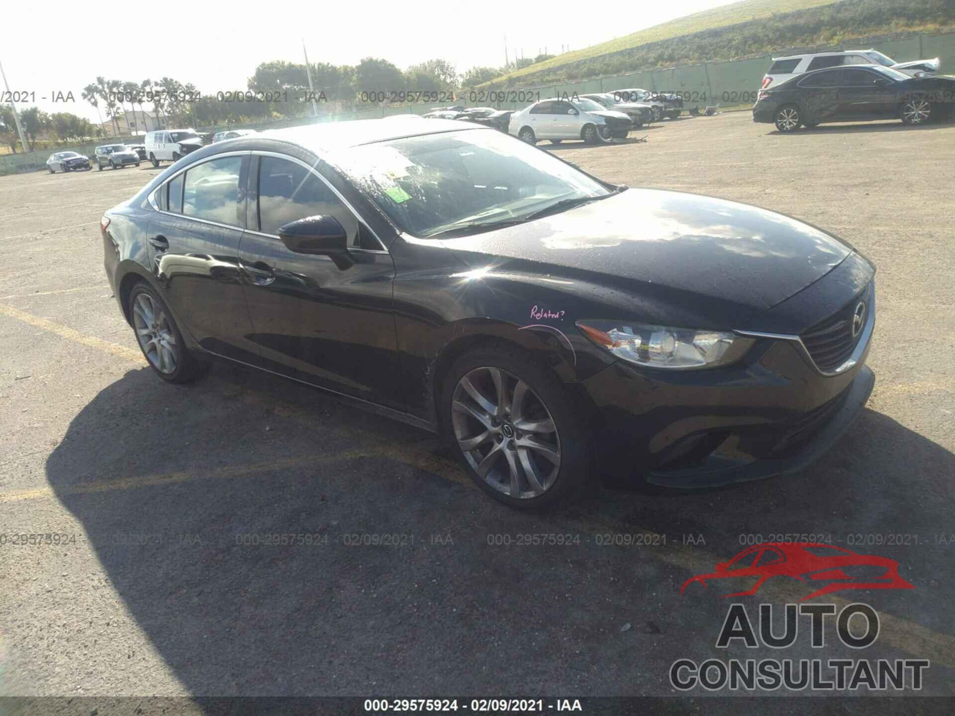 MAZDA MAZDA6 2016 - JM1GJ1V51G1468233