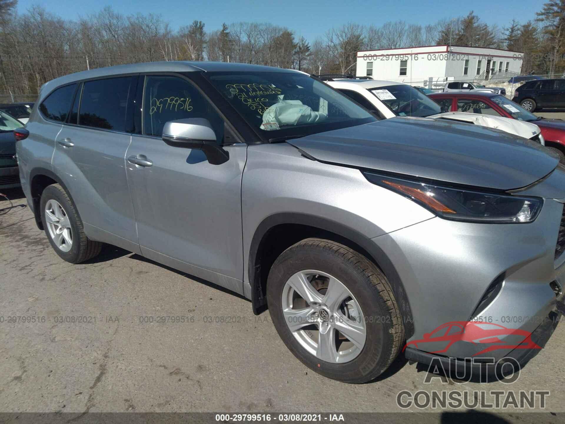 TOYOTA HIGHLANDER 2021 - 5TDCZRBH6MS530454