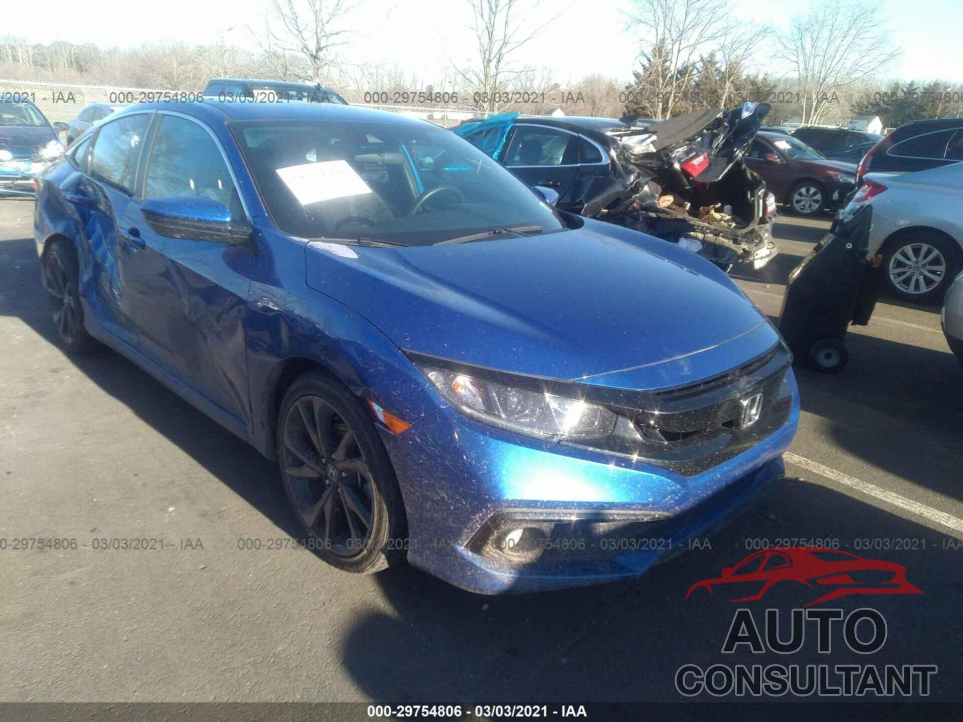 HONDA CIVIC SEDAN 2019 - 2HGFC2F86KH578730