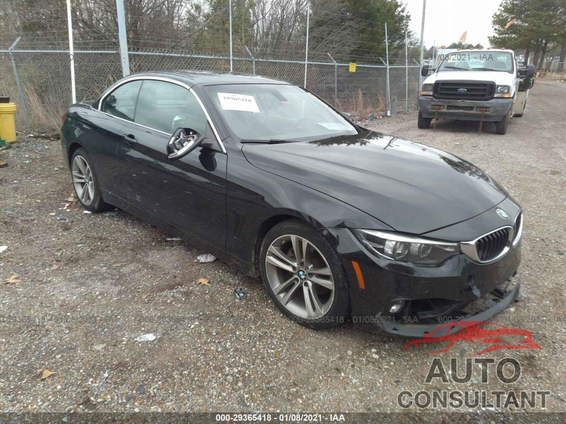 BMW 4 SERIES 2018 - WBA4Z1C53JEC70977