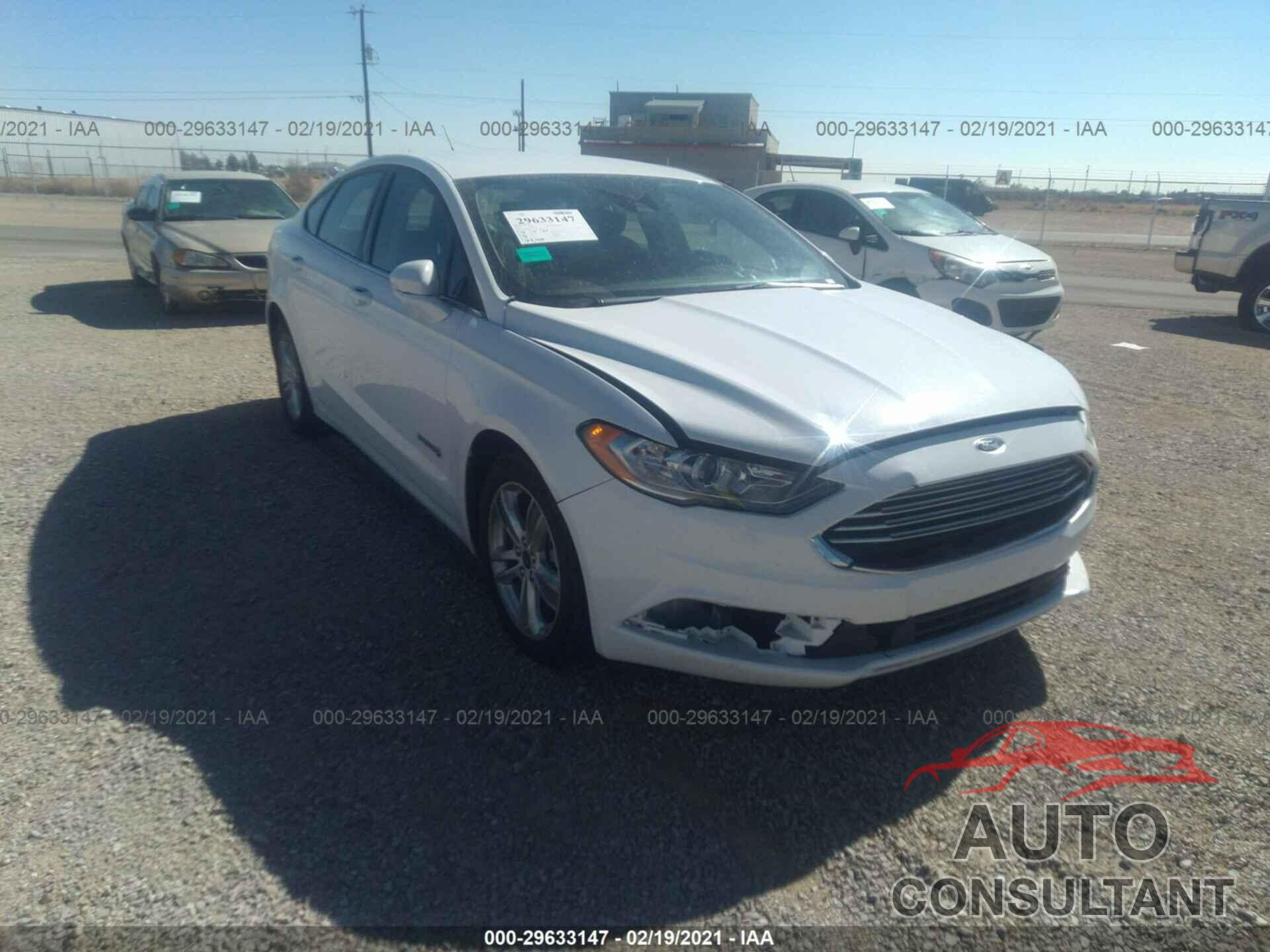 FORD FUSION HYBRID 2018 - 3FA6P0LU9JR152337