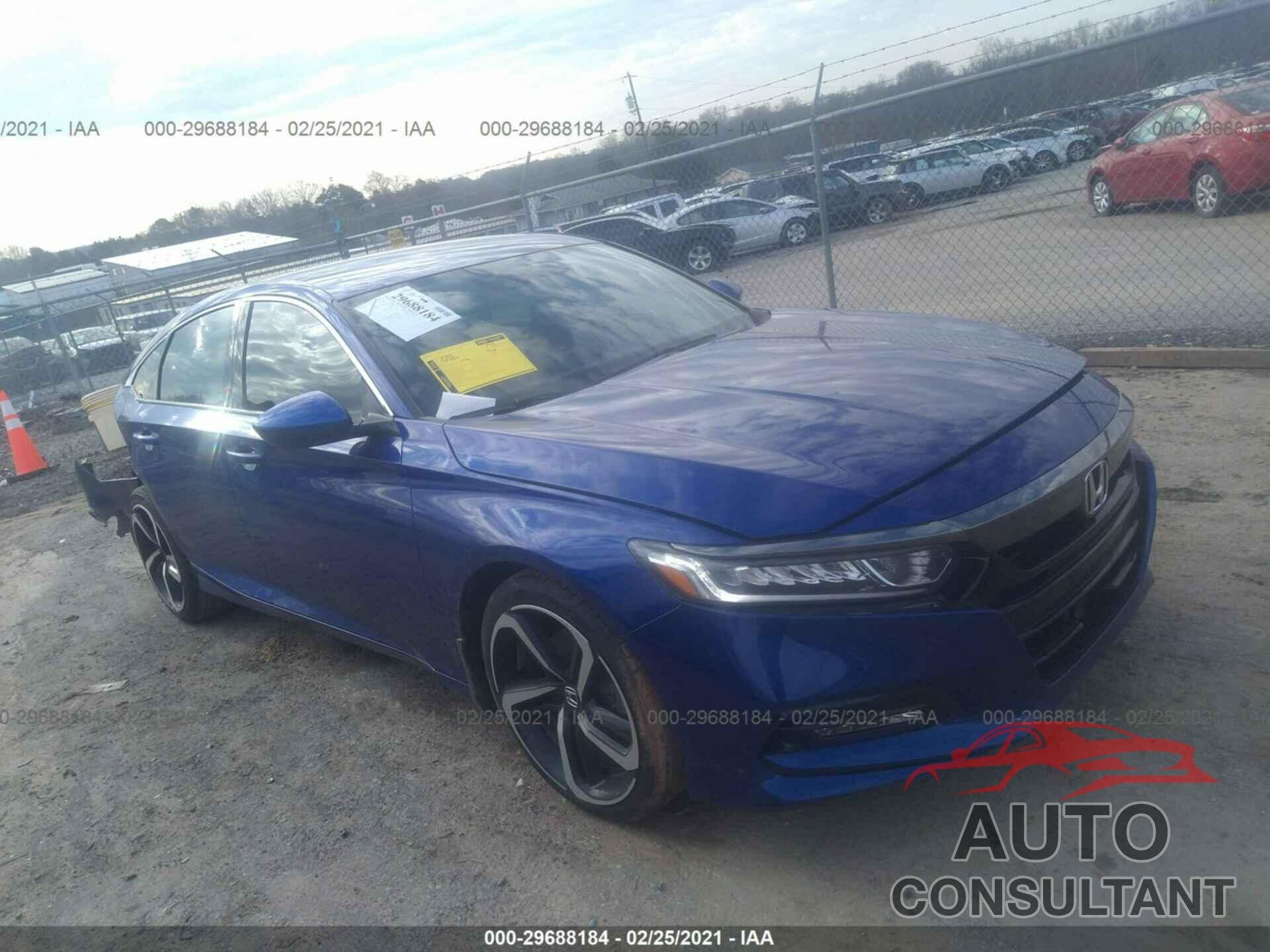 HONDA ACCORD SEDAN 2019 - 1HGCV1F34KA078463
