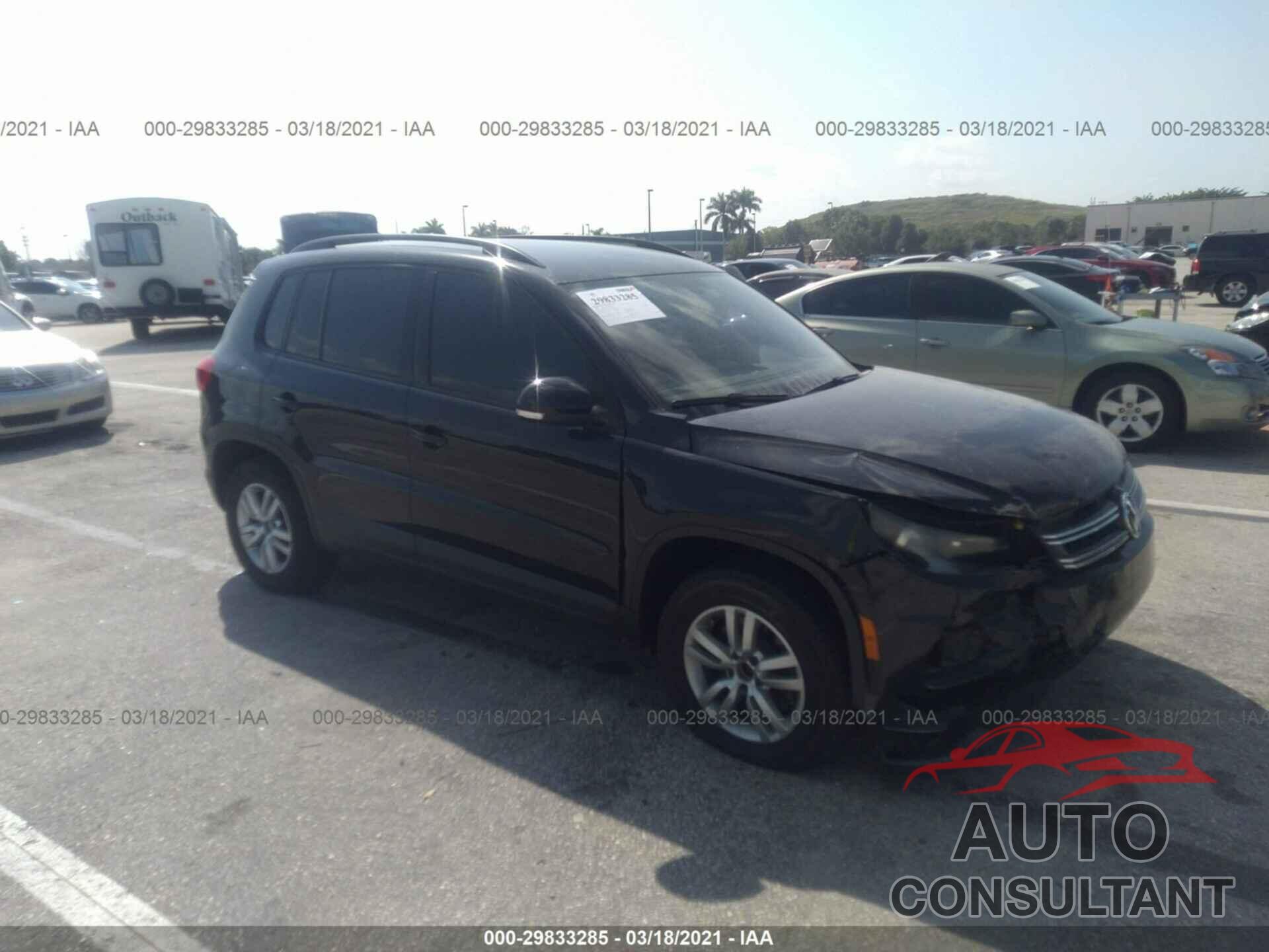 VOLKSWAGEN TIGUAN 2016 - WVGAV7AX8GW578814
