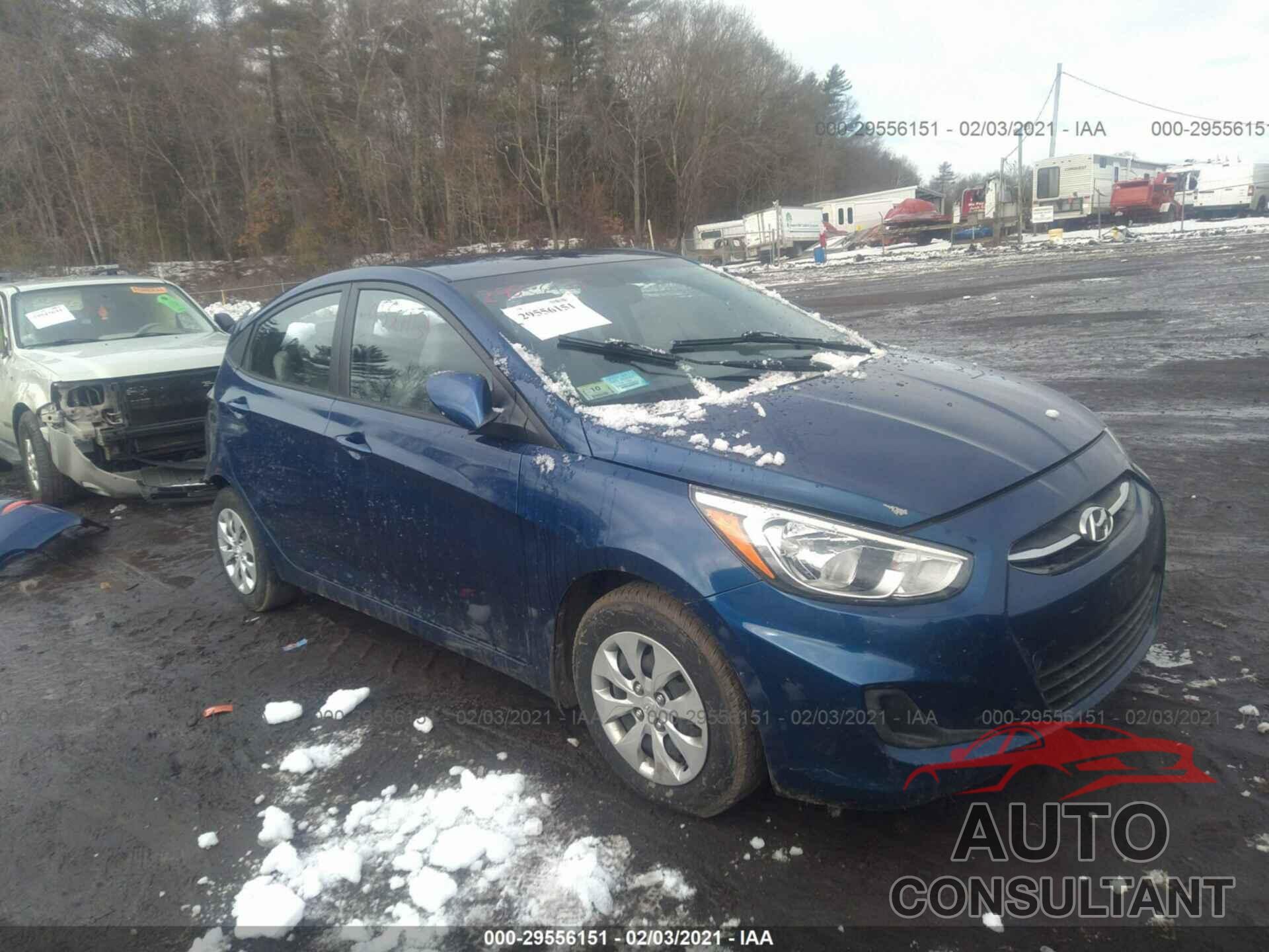 HYUNDAI ACCENT 2016 - KMHCT4AE4GU162556