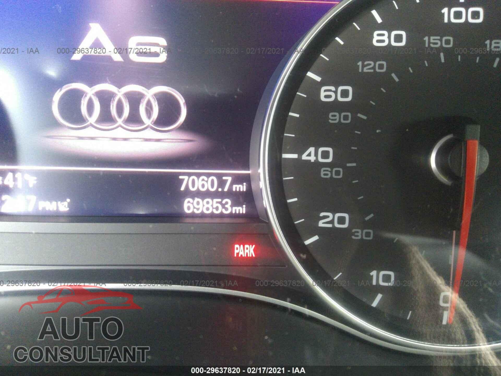 AUDI A6 2016 - WAUGFAFC8GN166037