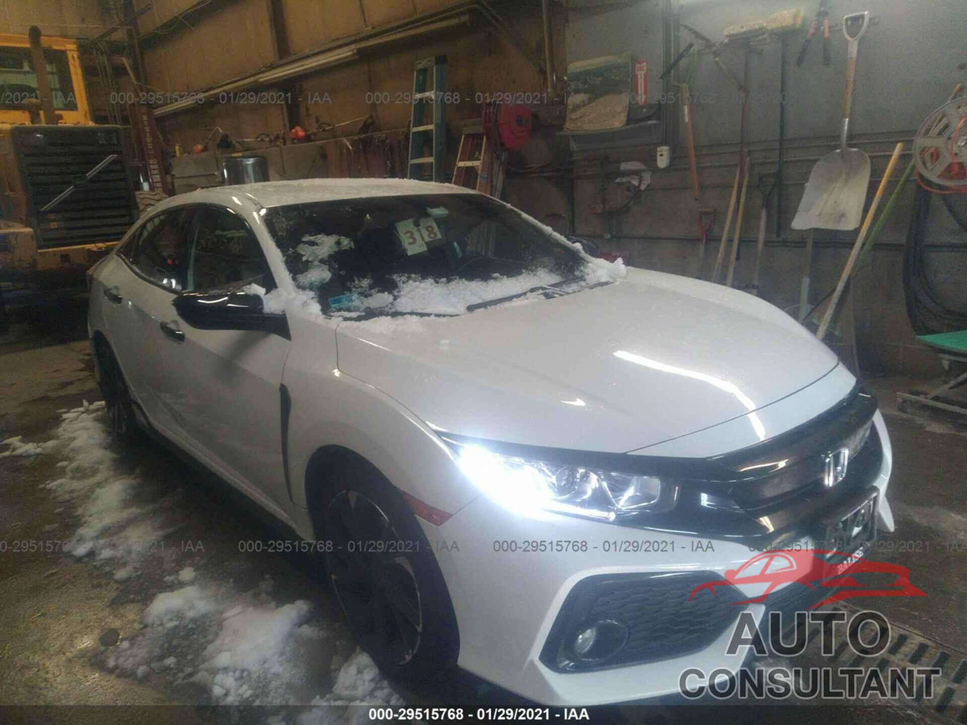 HONDA CIVIC HATCHBACK 2017 - SHHFK7H45HU417680