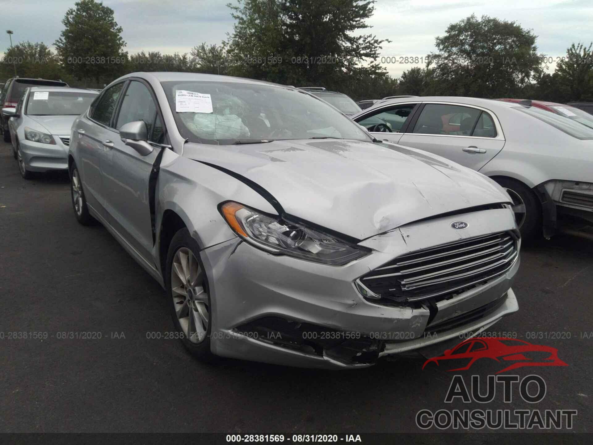 FORD FUSION 2017 - 3FA6P0HD9HR345736
