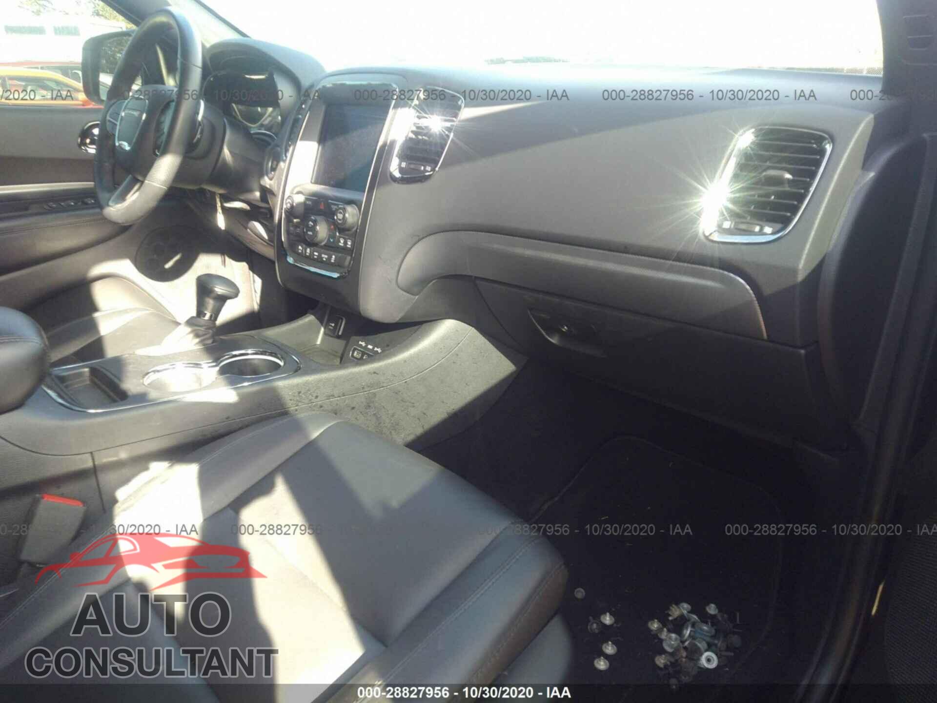 DODGE DURANGO 2019 - 1C4RDJDG1KC853565