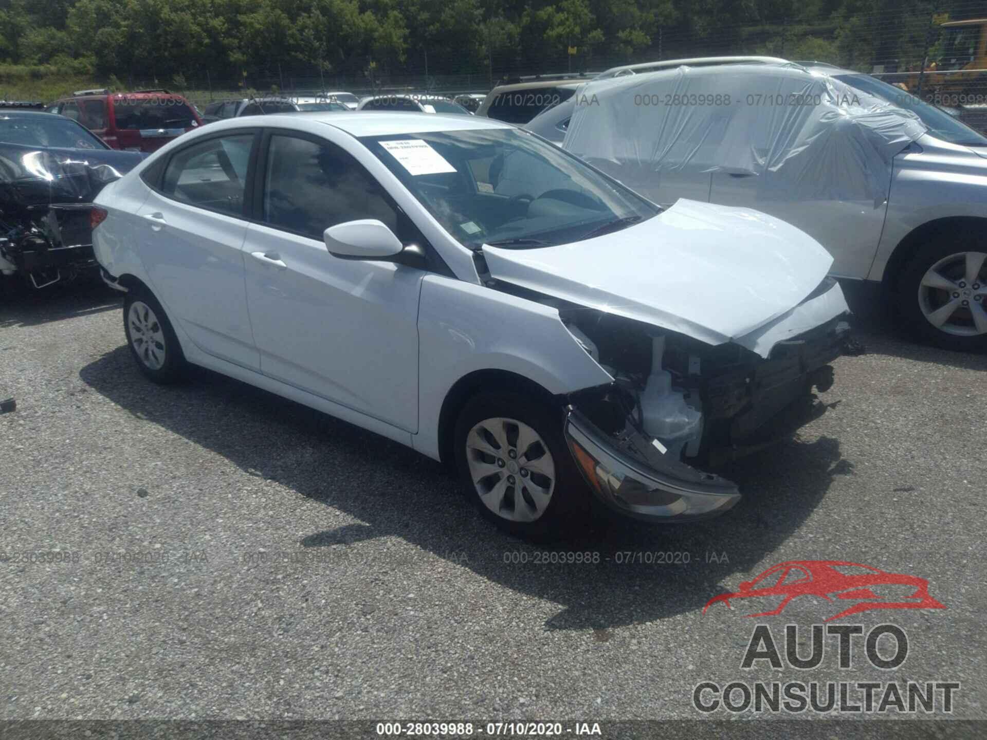 Hyundai Accent 2017 - KMHCT4AE1HU278153
