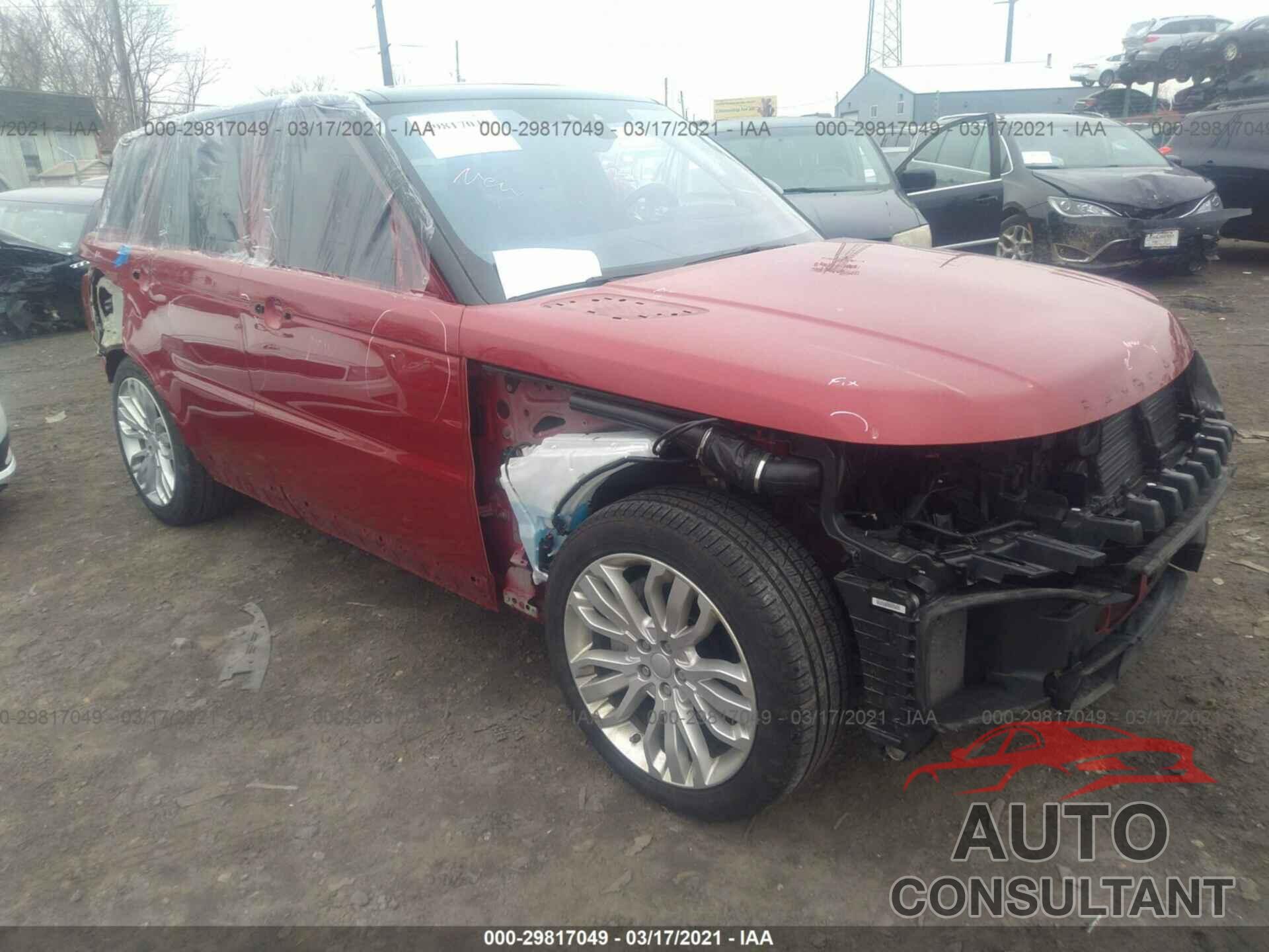 LAND ROVER RANGE ROVER SPORT 2018 - SALWR2RV4JA400089