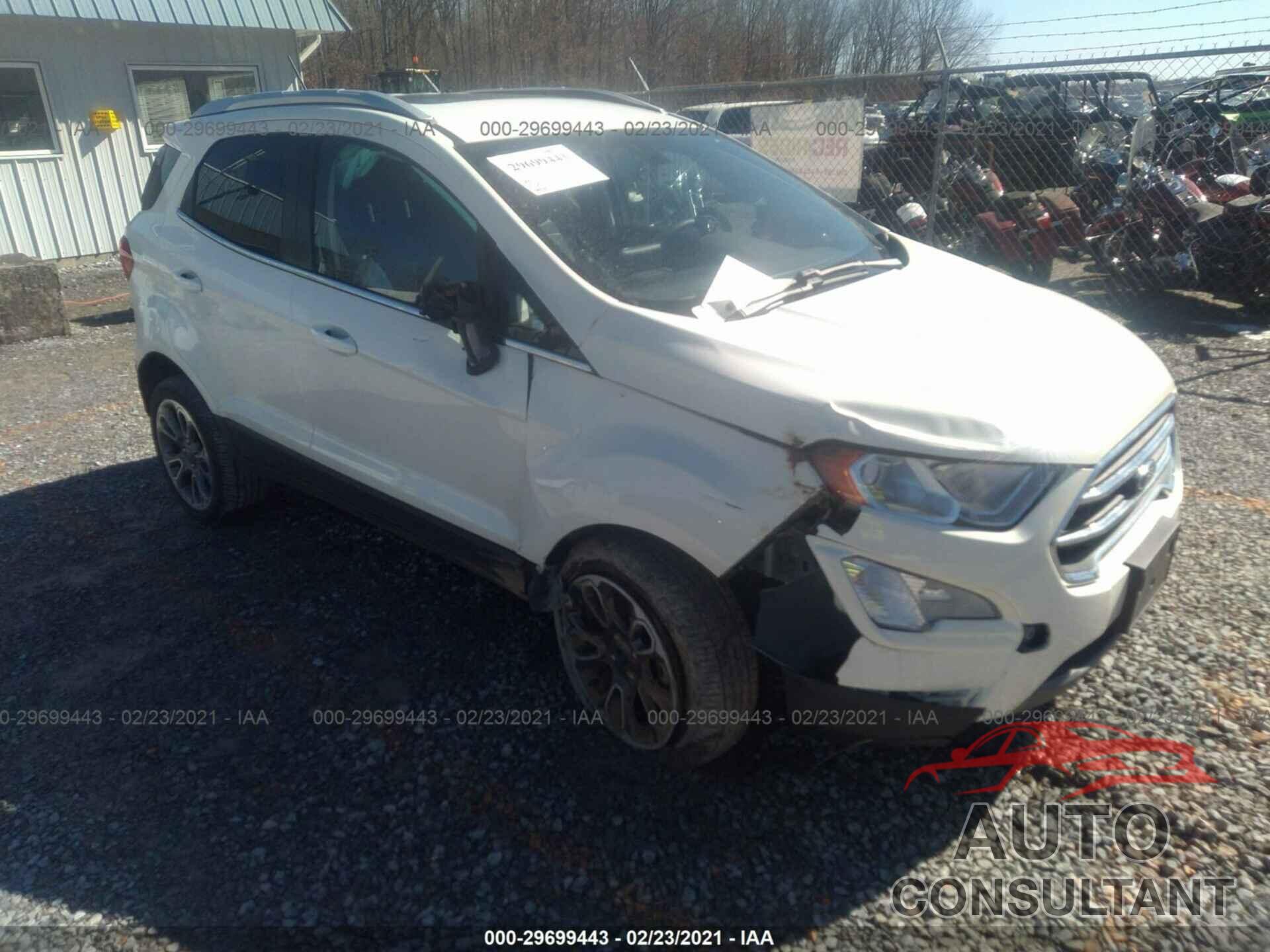 FORD ECOSPORT 2020 - MAJ6S3KL8LC362177