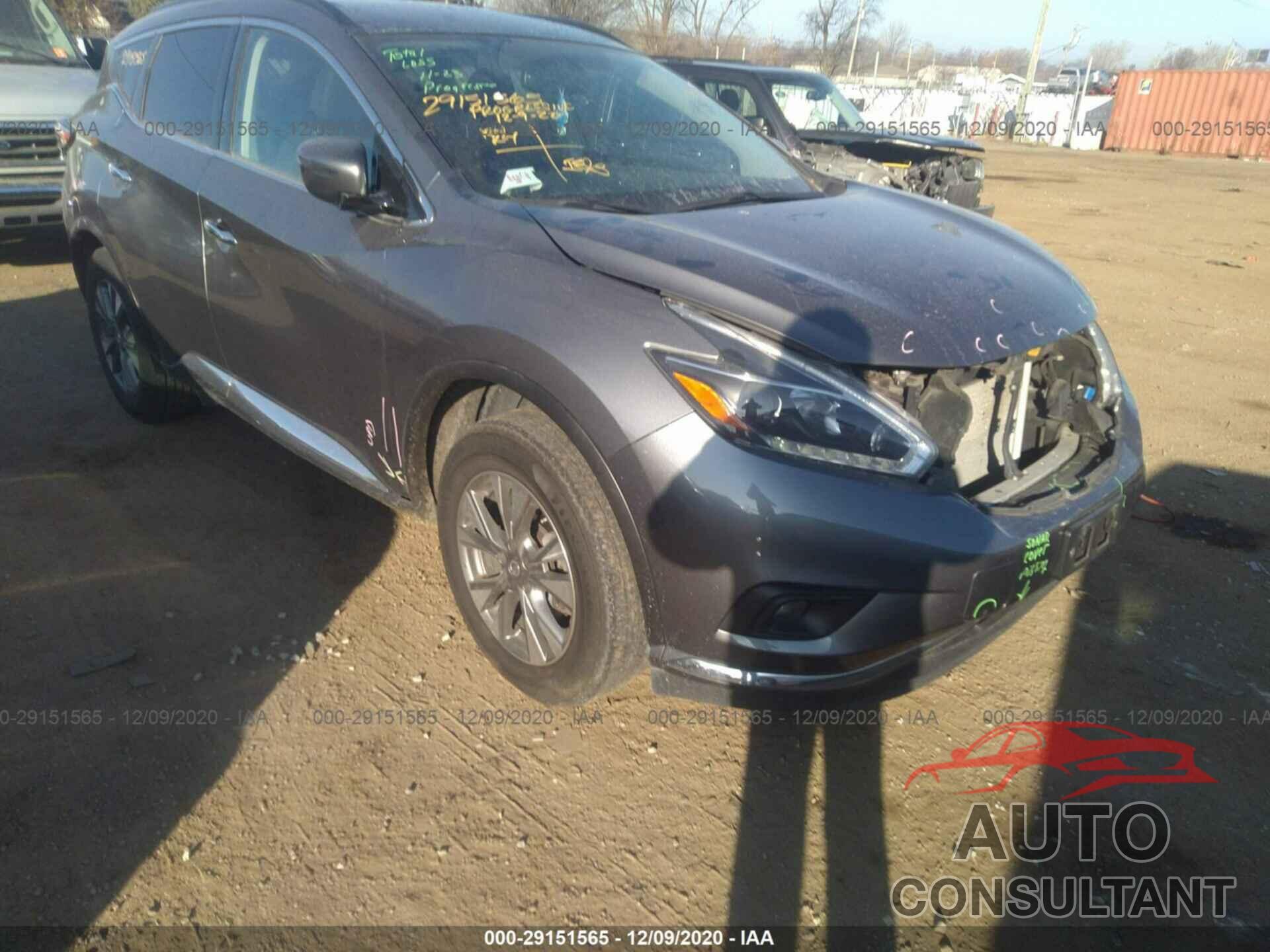 NISSAN MURANO 2018 - 5N1AZ2MH2JN119111