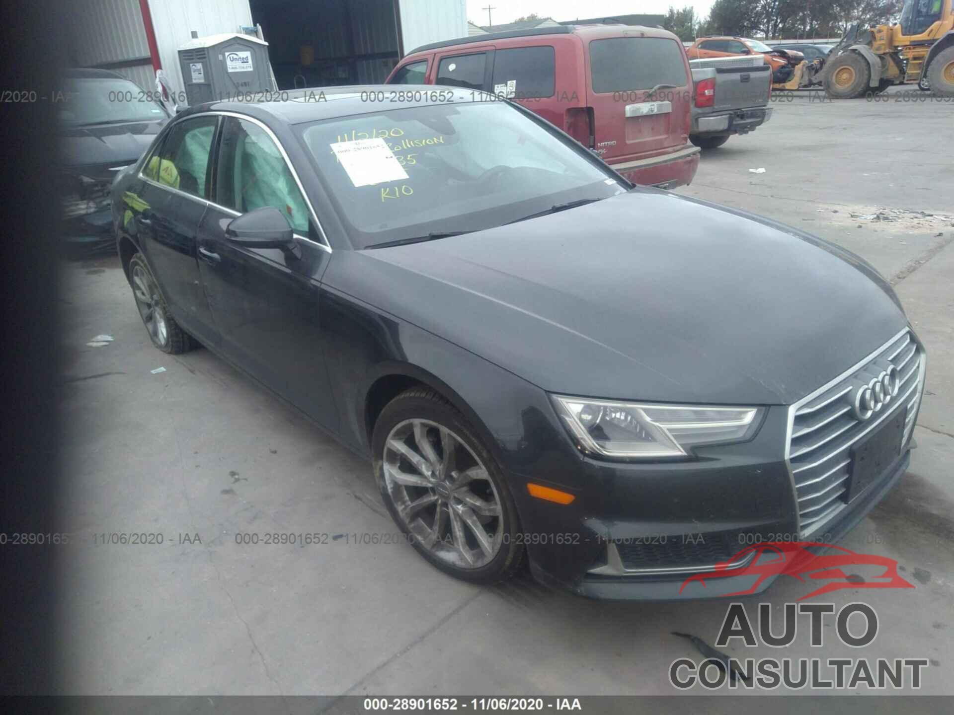 AUDI A4 2019 - WAUGMAF49KA038808