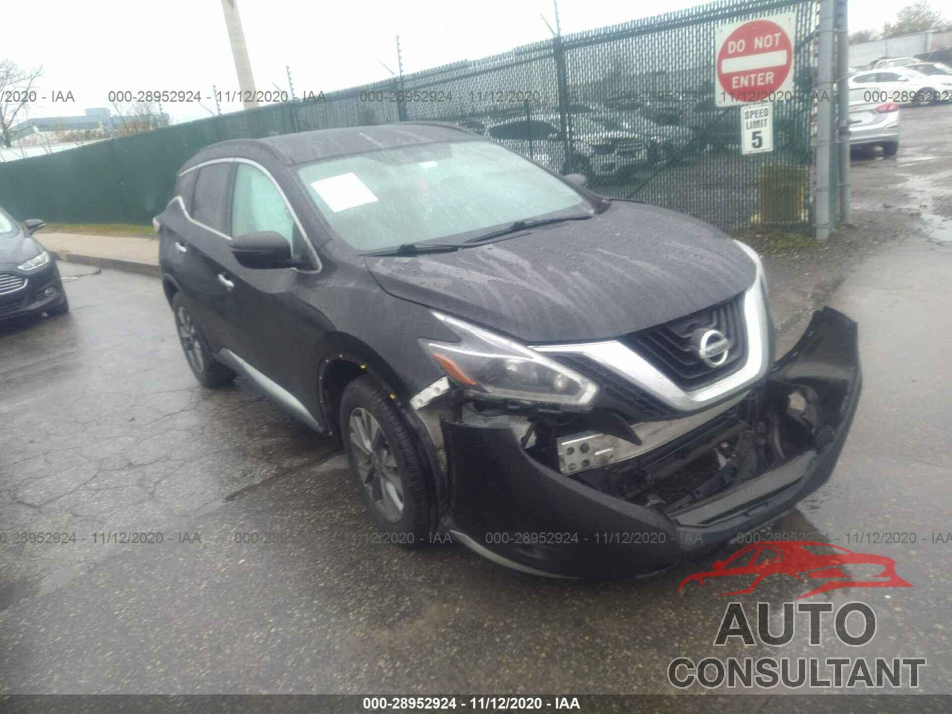 NISSAN MURANO 2018 - 5N1AZ2MG5JN115562