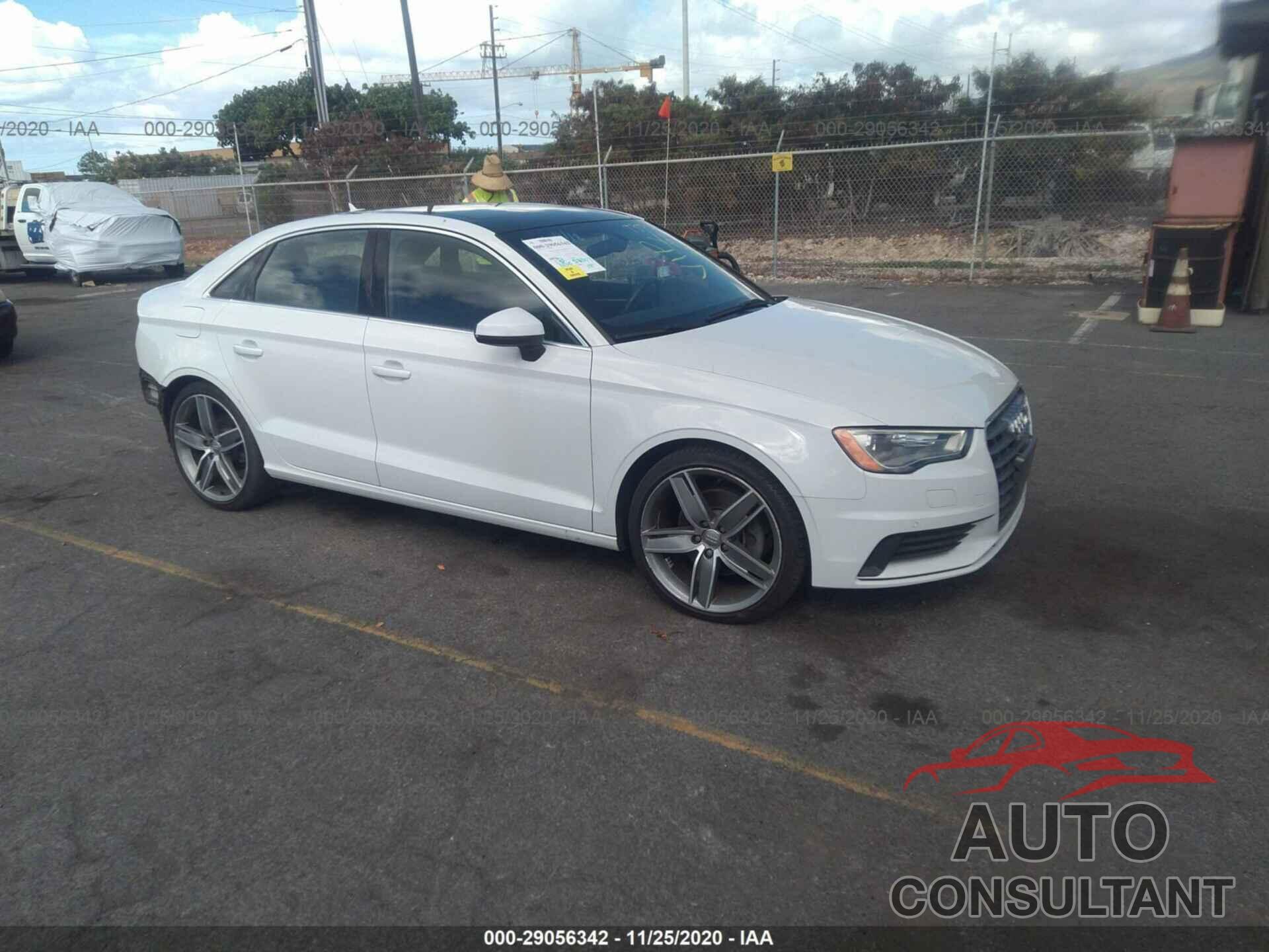 AUDI A3 2016 - WAUC7GFF3G1014876