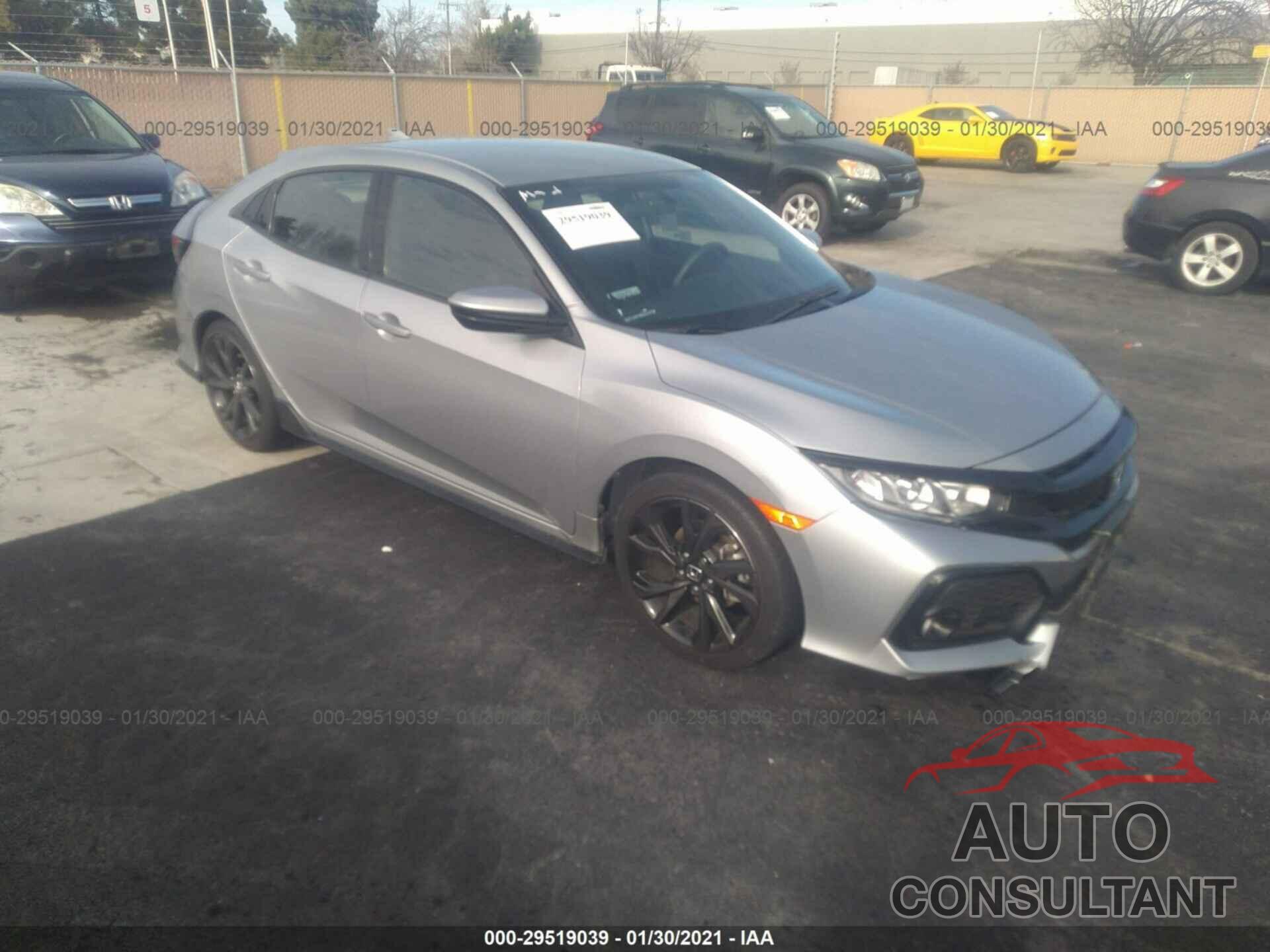 HONDA CIVIC HATCHBACK 2017 - SHHFK7H49HU422218