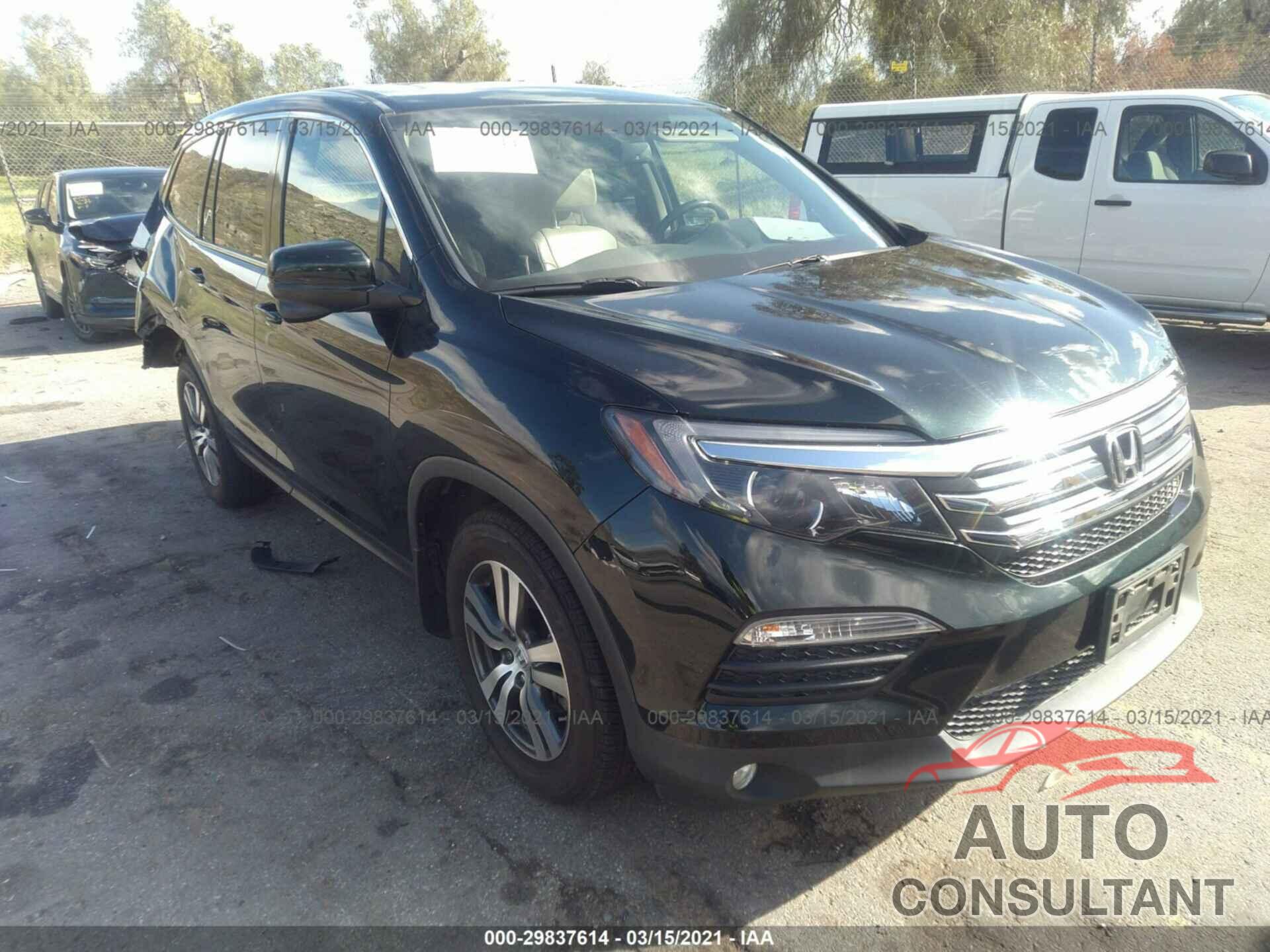 HONDA PILOT 2016 - 5FNYF5H83GB057670