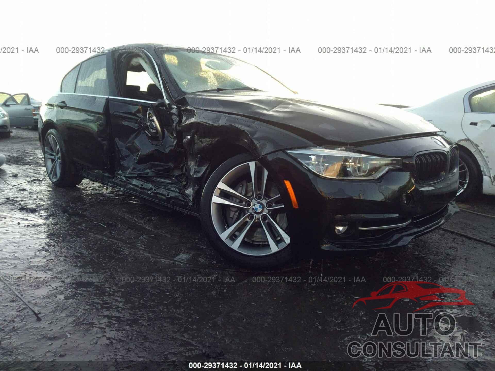 BMW 3 SERIES 2016 - WBA8B3G5XGNT91894