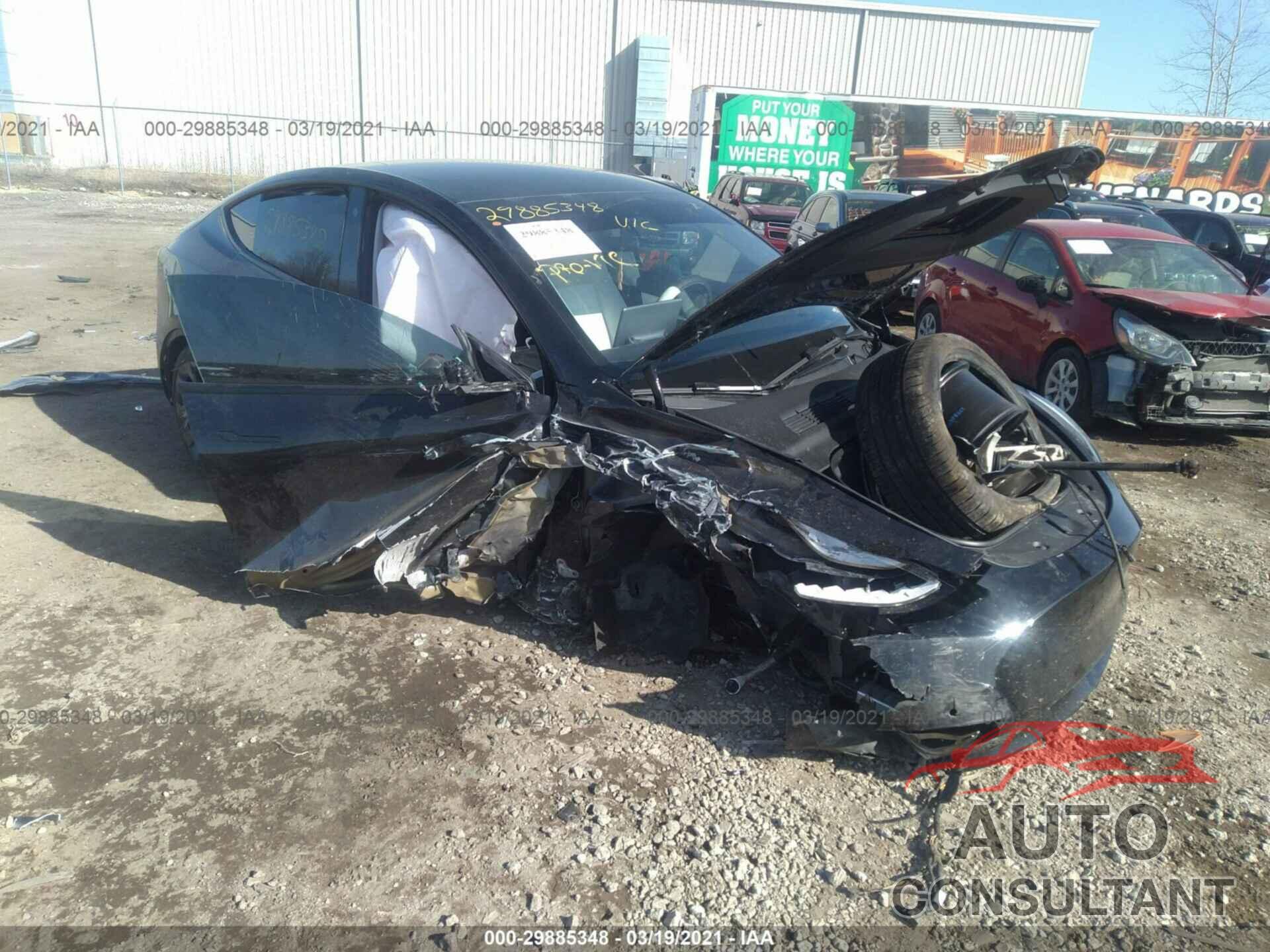 TESLA MODEL Y 2021 - 5YJYGDEE7MF102719