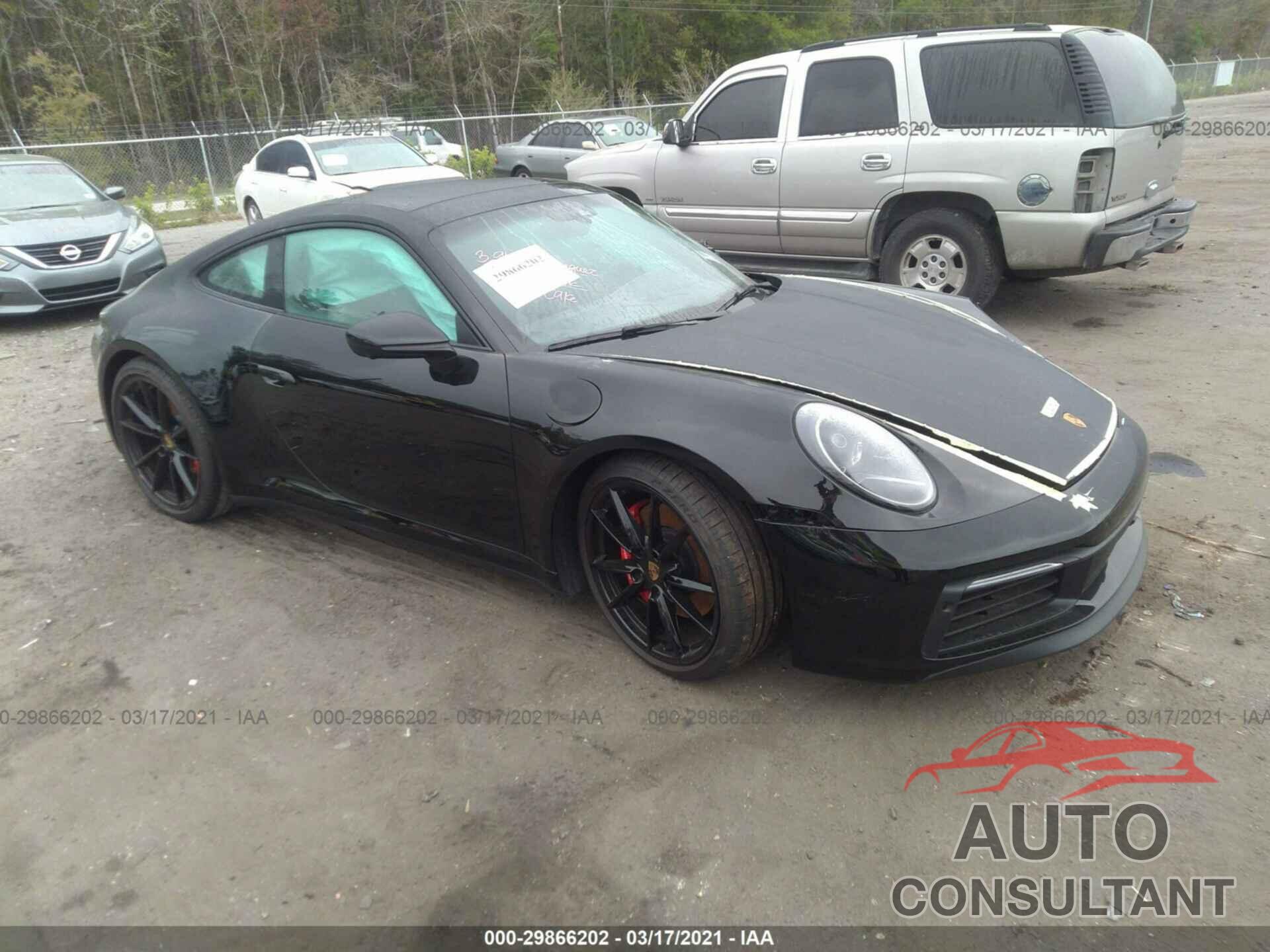 PORSCHE 911 2021 - WP0AB2A97MS221287