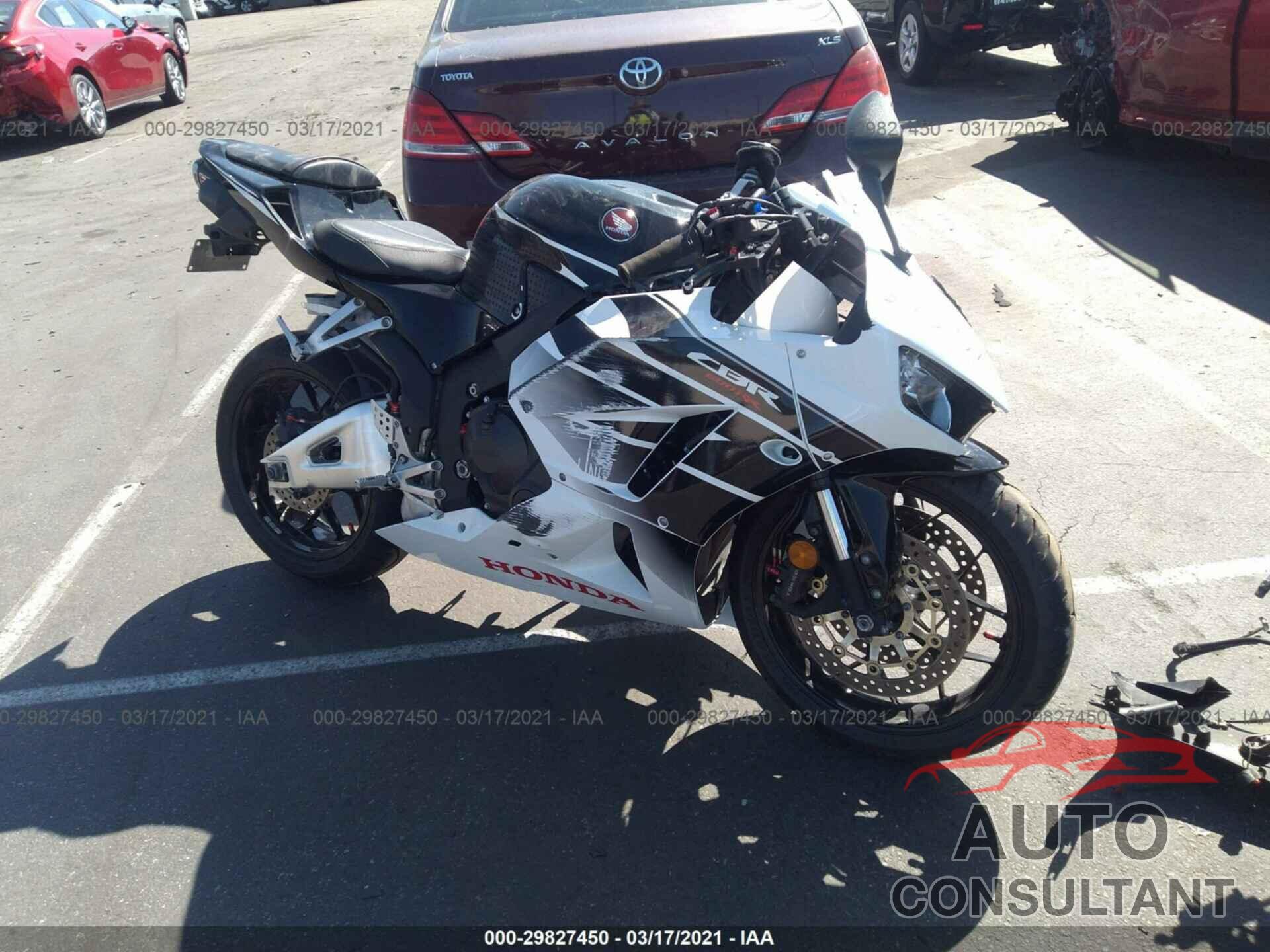 HONDA CBR600 2016 - JH2PC40H0GK200210