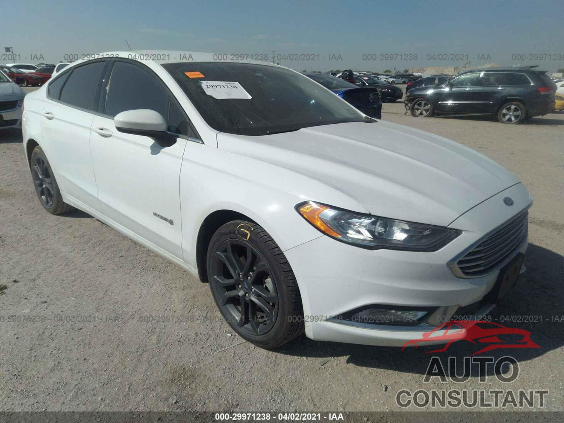 FORD FUSION HYBRID 2018 - 3FA6P0LU4JR286771