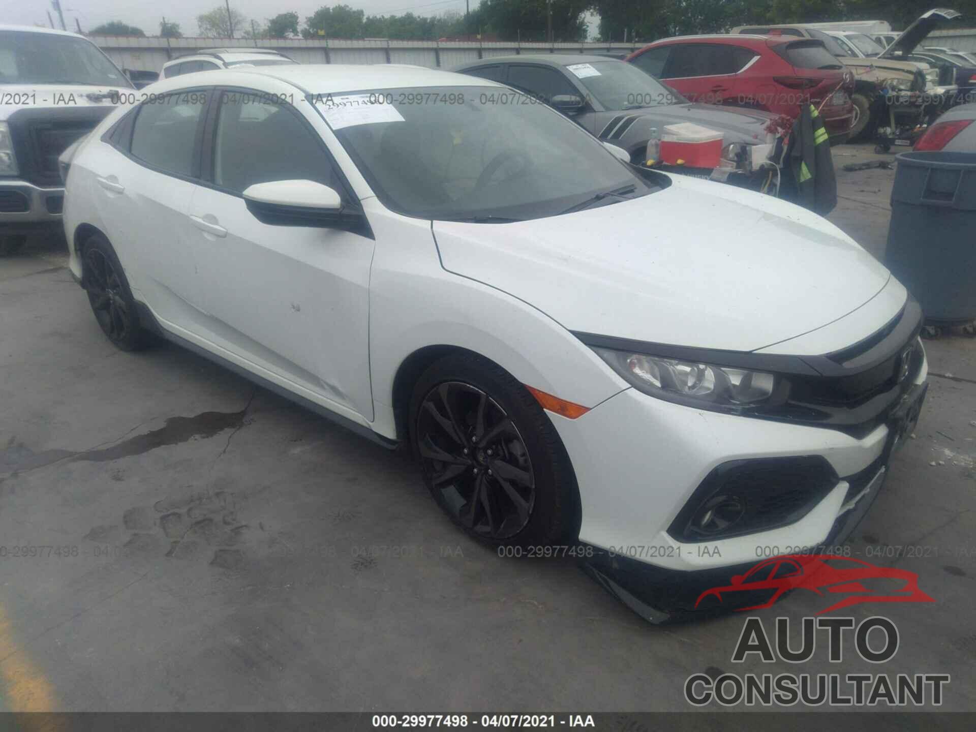 HONDA CIVIC HATCHBACK 2018 - SHHFK7H43JU231514