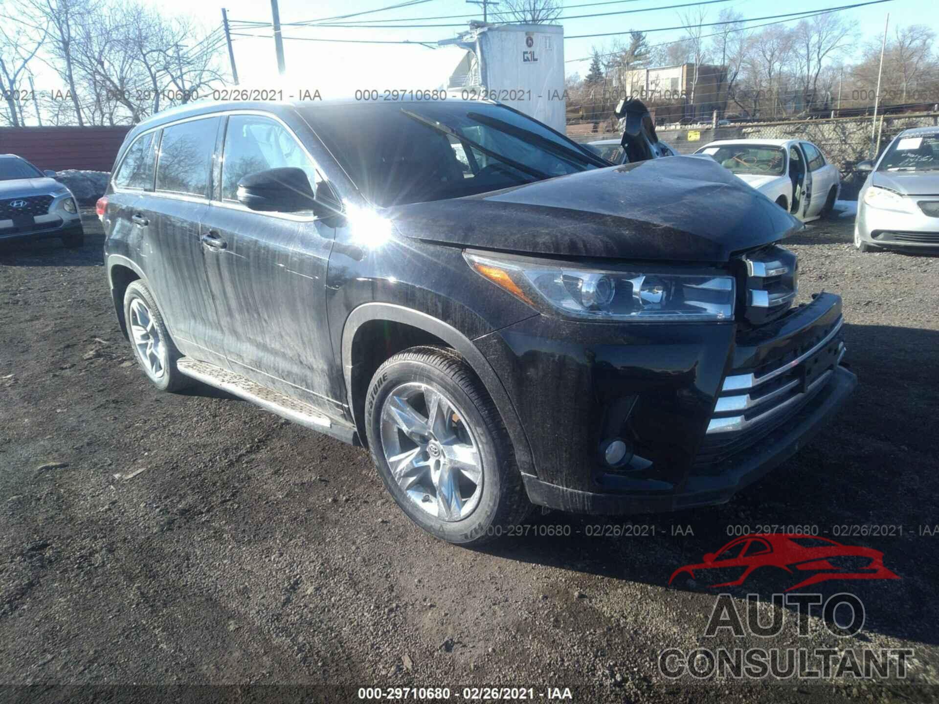 TOYOTA HIGHLANDER 2017 - 5TDYZRFH3HS232370