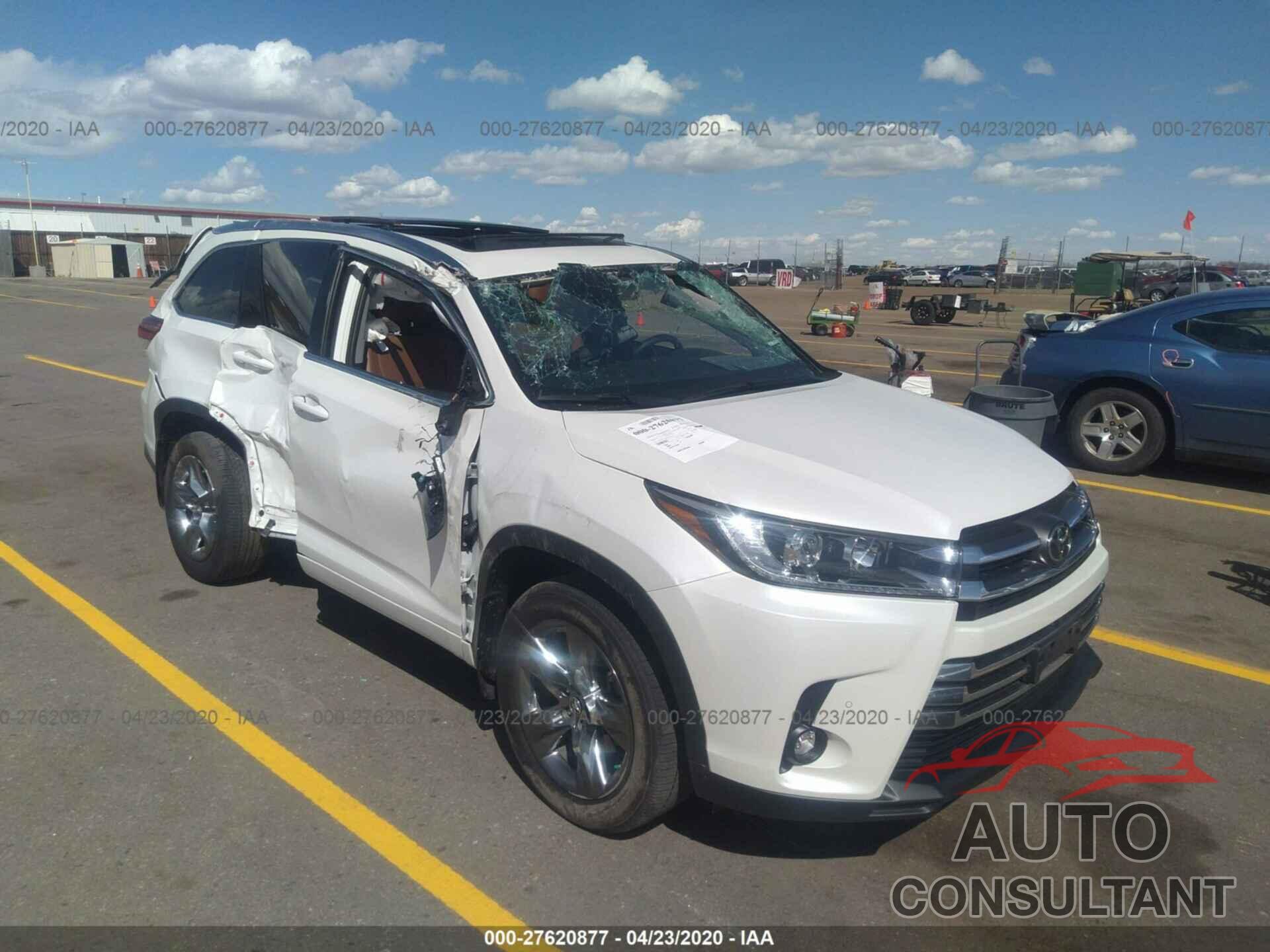 TOYOTA HIGHLANDER 2019 - 5TDDZRFH3KS702421