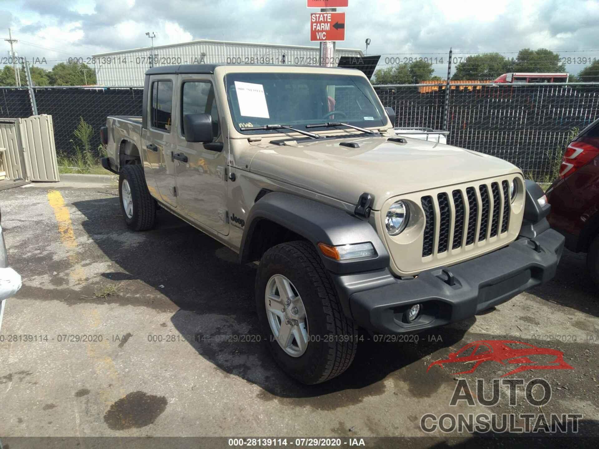 JEEP GLADIATOR 2020 - 1C6HJTAGXLL170471